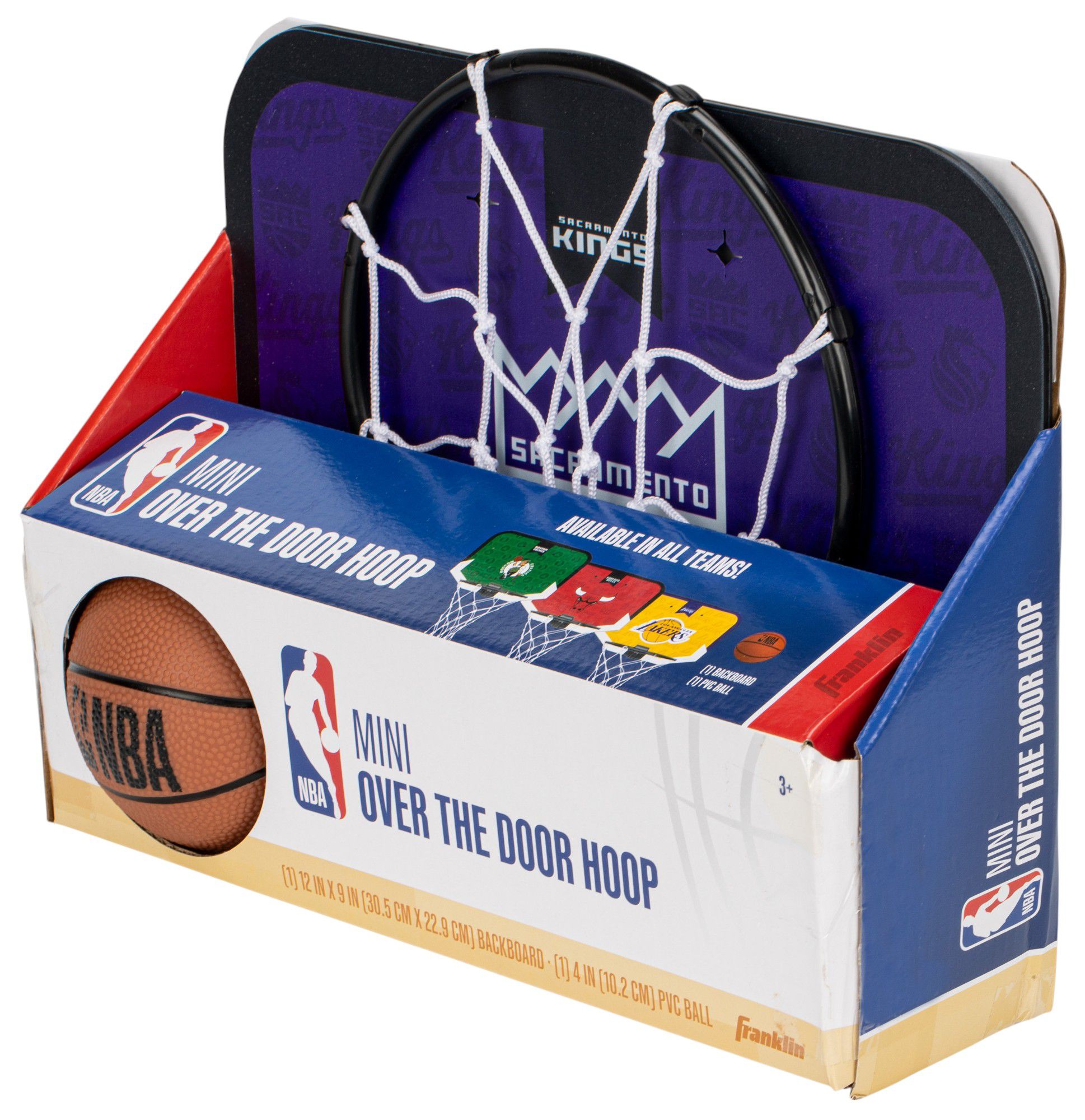 Franklin Unisex Sacramento Kings Over The Door Mini Basketball Hoop and Ball Set product image