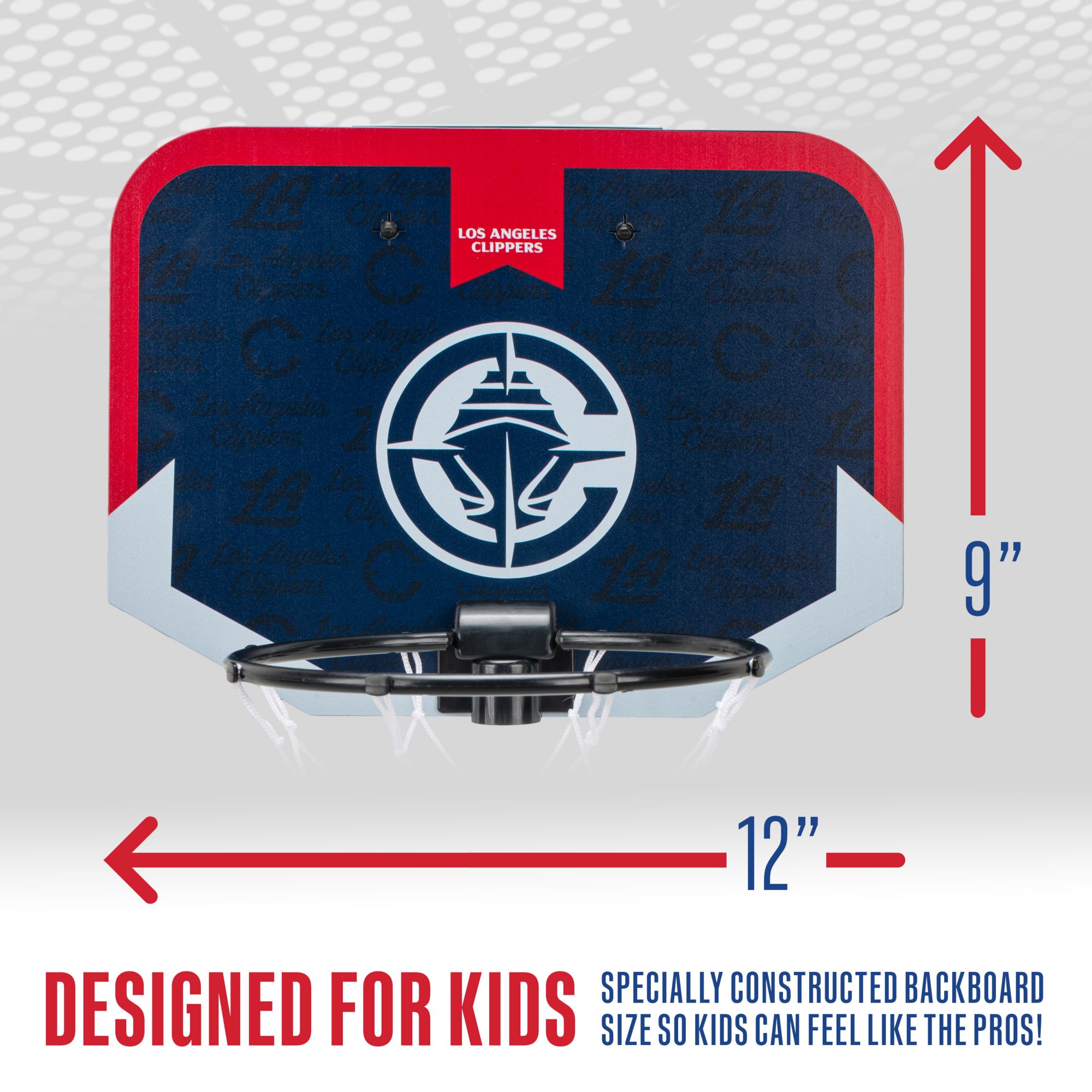 Franklin Unisex Los Angeles Clippers Over The Door Mini Basketball Hoop and Ball Set product image