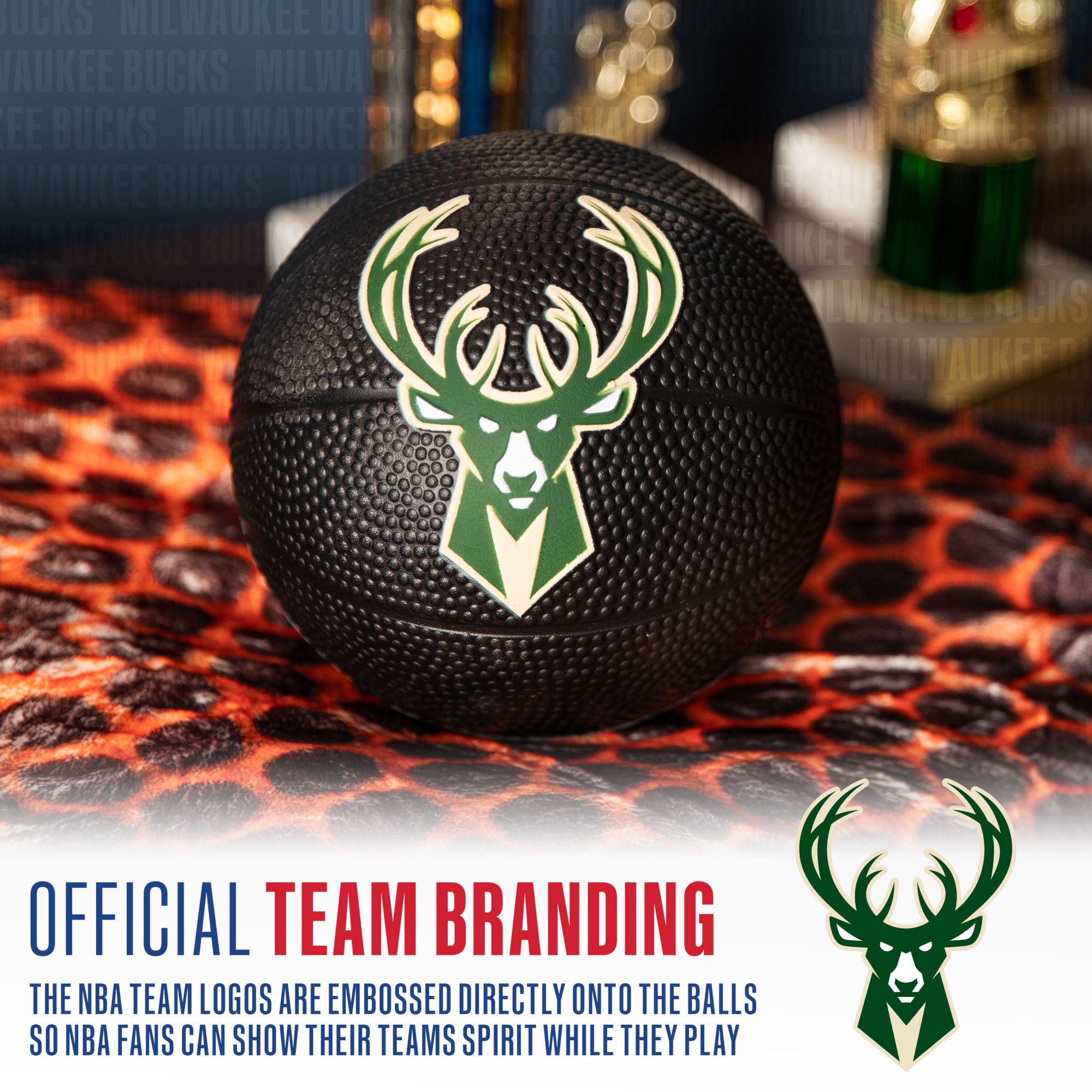 Franklin Milwaukee Bucks Mini Foam Basketball product image
