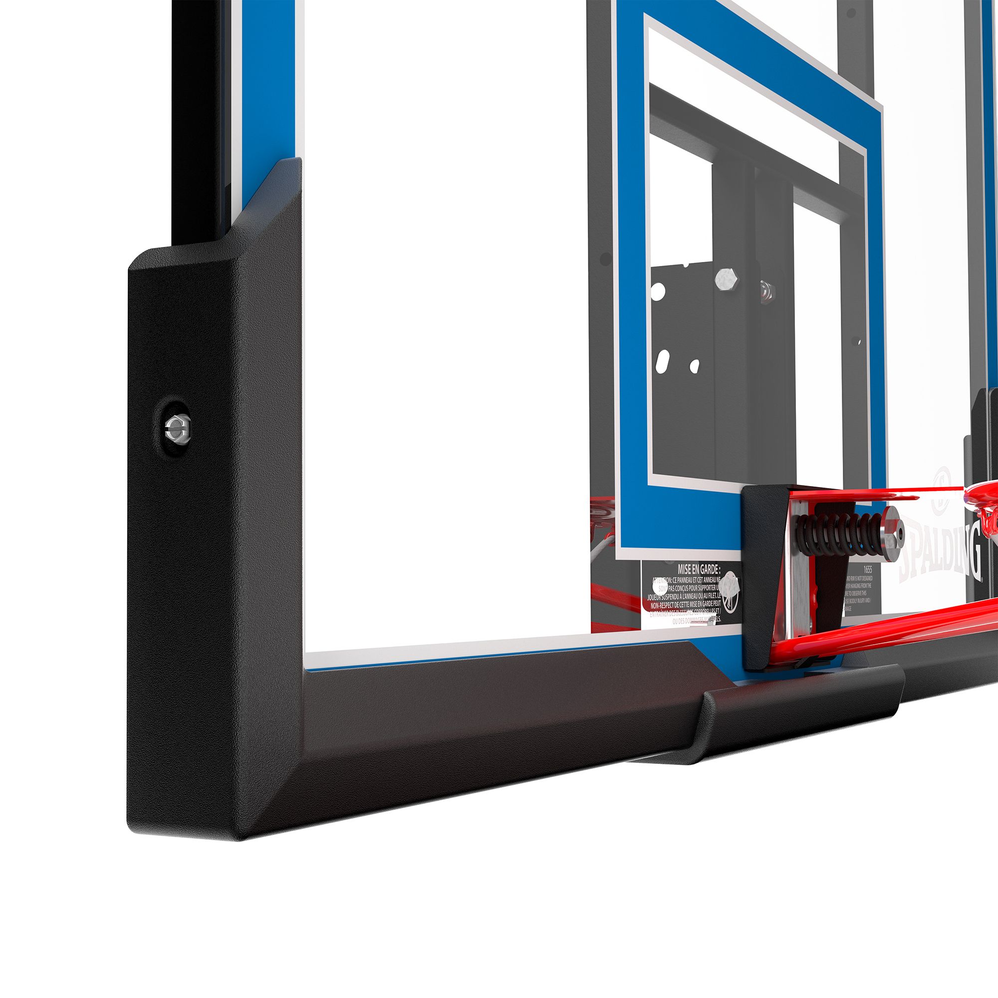 Spalding 48'' Shatterproof Polycarbonate Basketball Backboard & Rim Combo Hoop product image