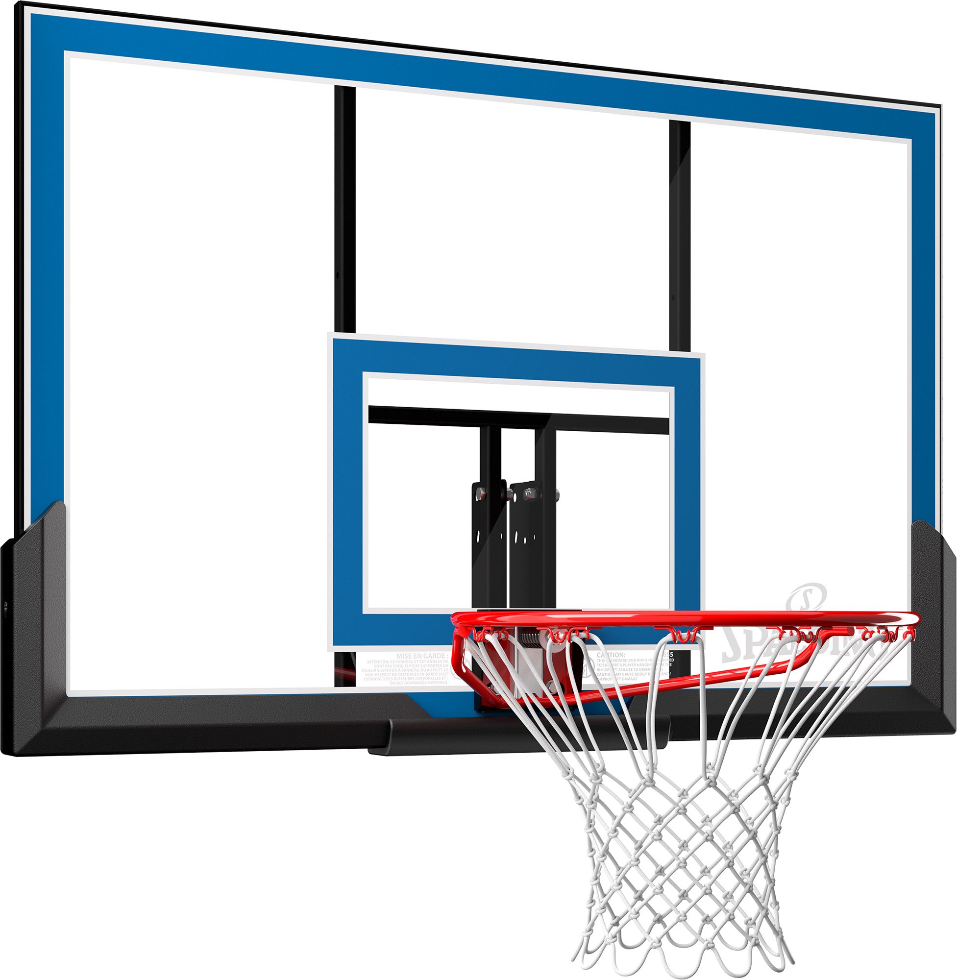 Spalding 48'' Shatterproof Polycarbonate Basketball Backboard & Rim Combo Hoop product image