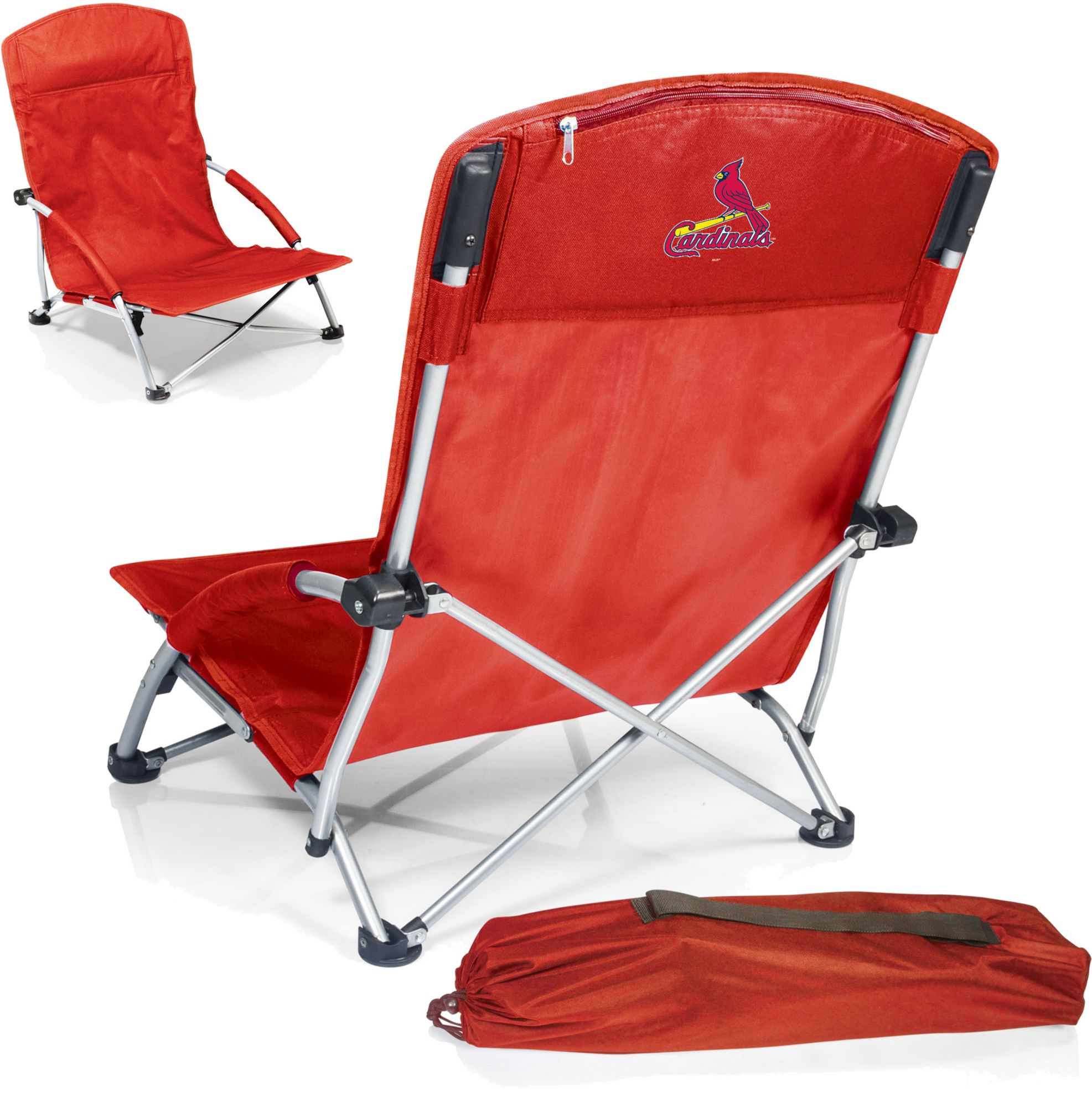 Picnic Time St. Louis Cardinals Tranquility Beach Chair with Carry Bag product image
