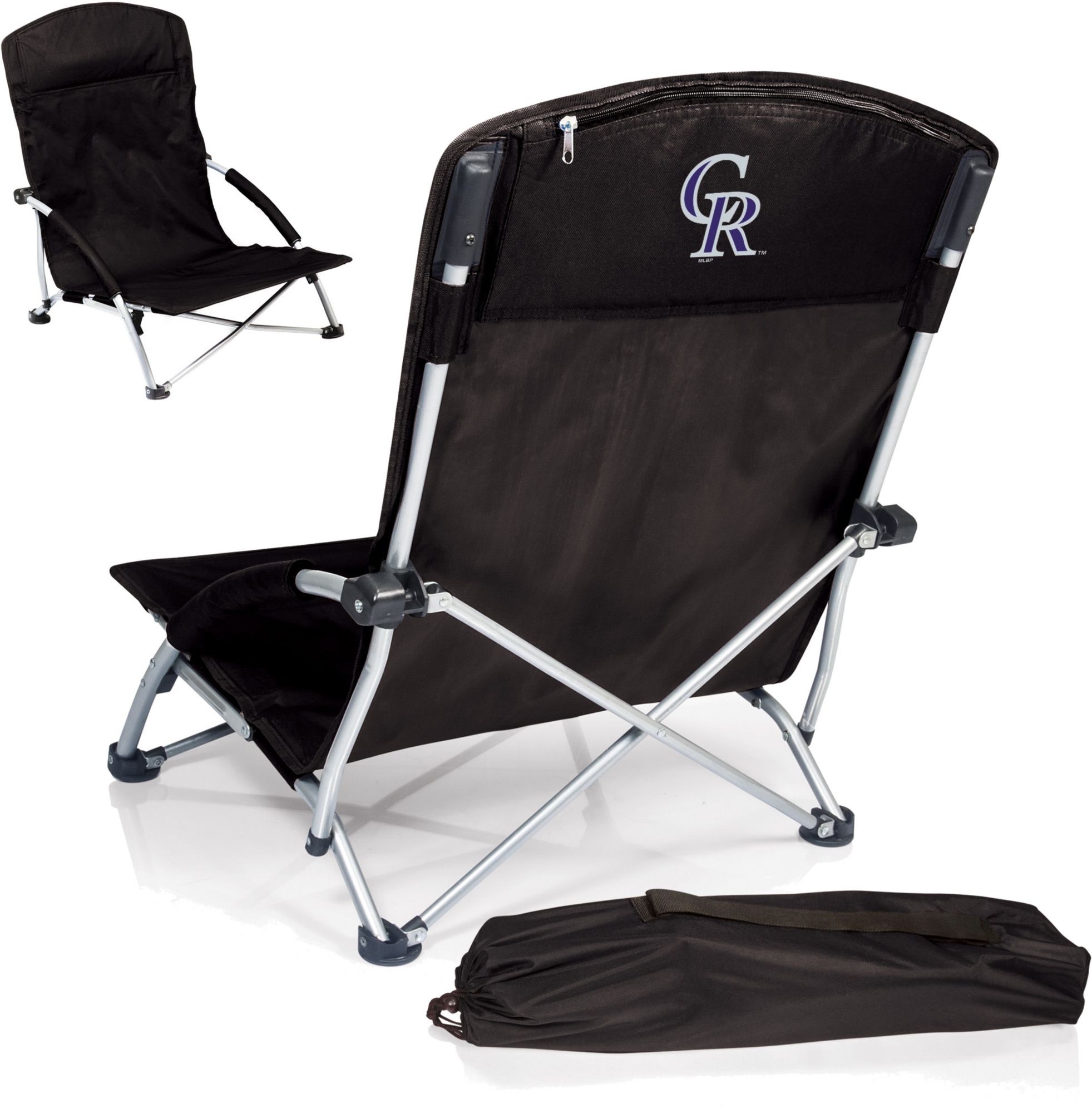 Picnic Time Colorado Rockies Tranquility Beach Chair with Carry Bag product image