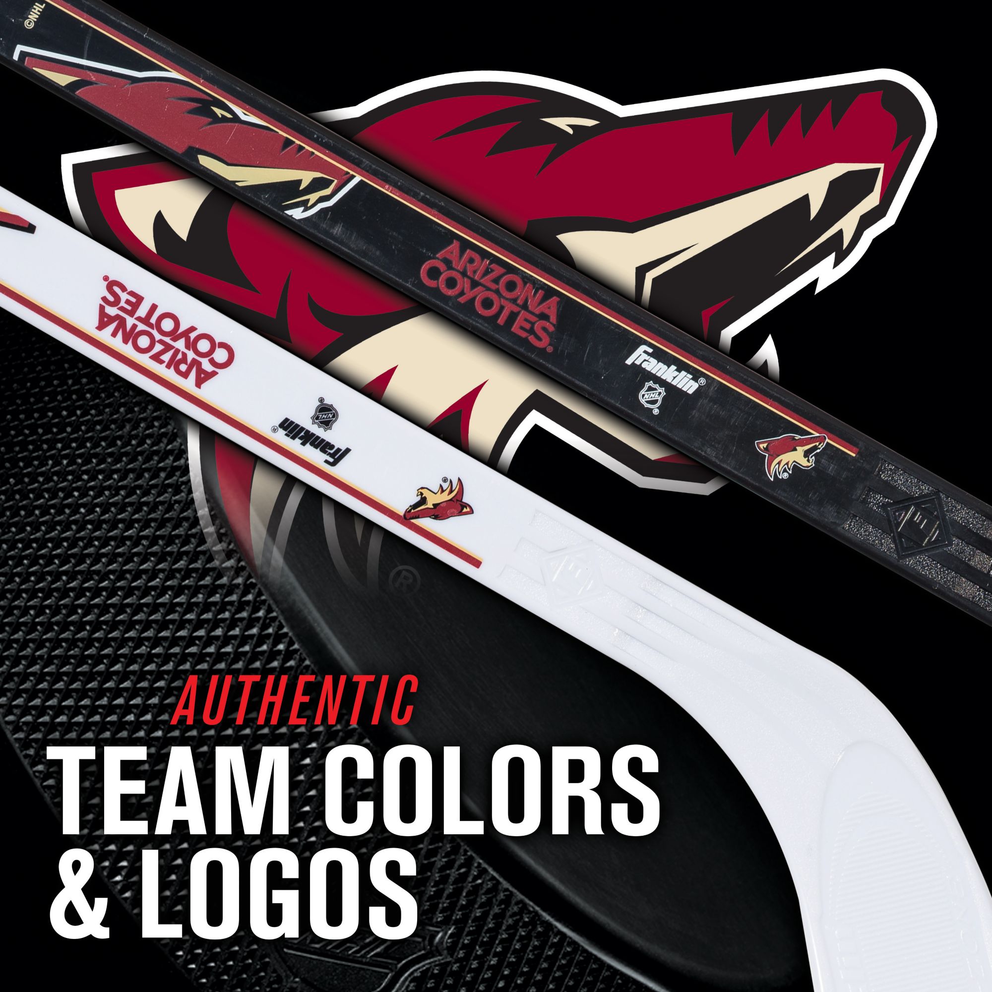 Franklin Arizona Coyotes 2 Mini Hockey Stick & Ball Set product image