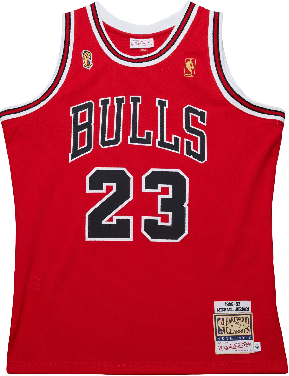 Mitchell & Ness Men's Chicago Bulls Red Michael Jordan #23 1996