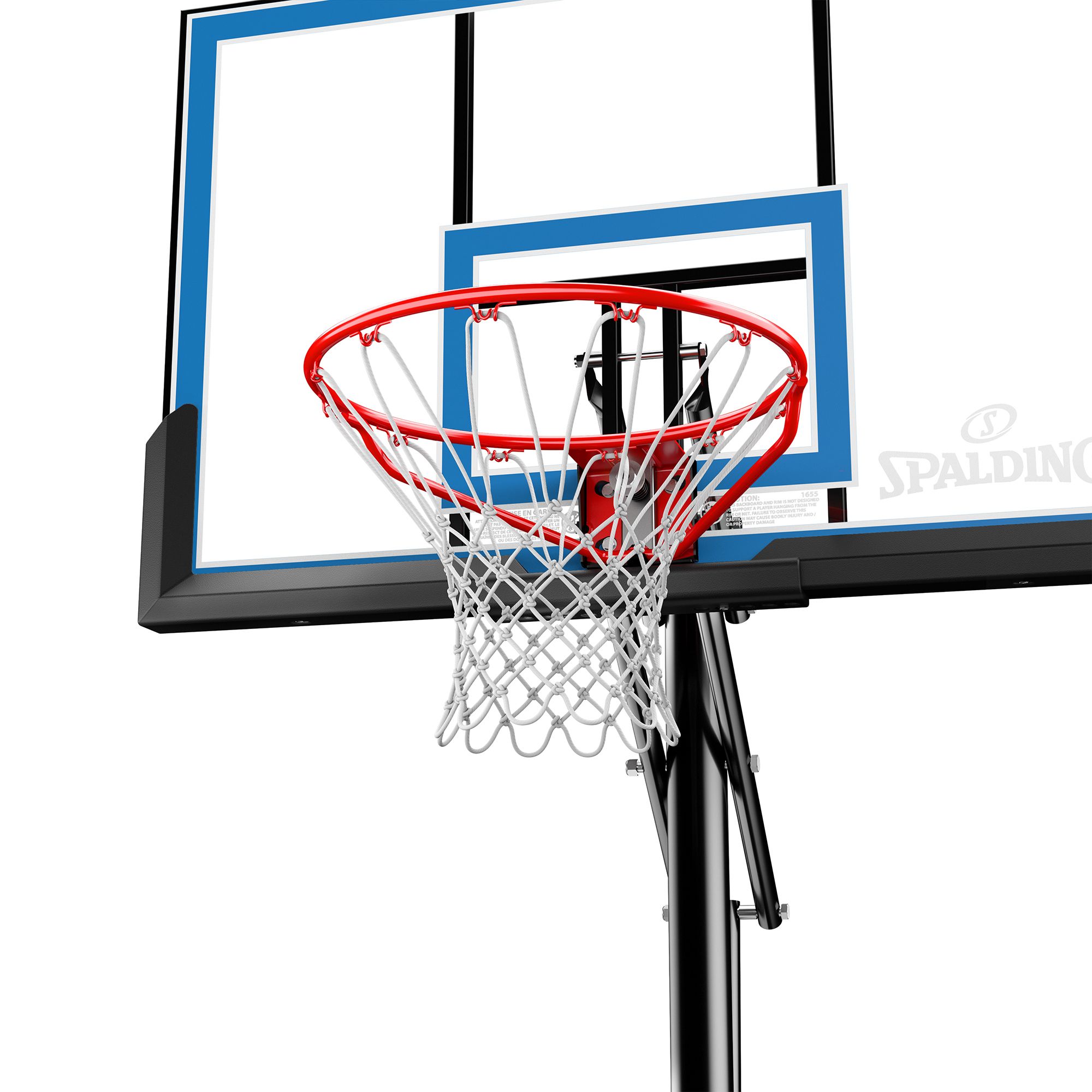 Spalding 48" Shatter-Proof Polycarbonate Pro Glide Portable Basketball Hoop product image
