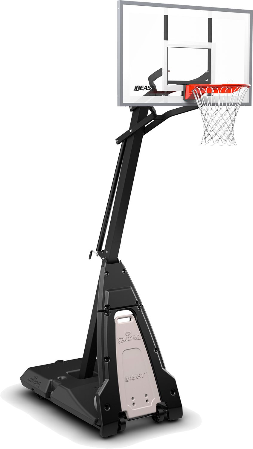 Spalding The Beast 54" Tempered Glass Portable Basketball Hoop product image