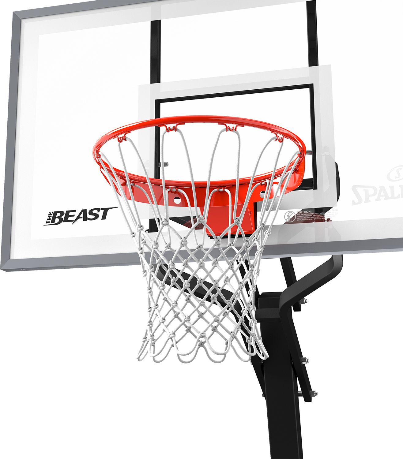 Spalding The Beast 54" Tempered Glass Portable Basketball Hoop product image