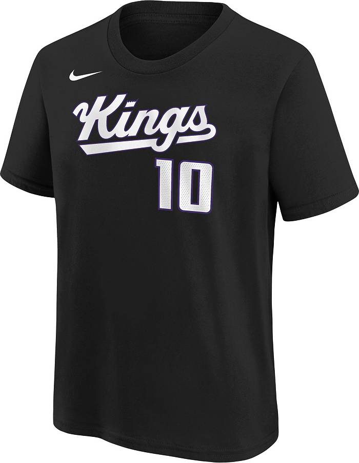 Nike Youth Sacramento Kings De'Aaron Fox #5 T-Shirt - Black - XL Each