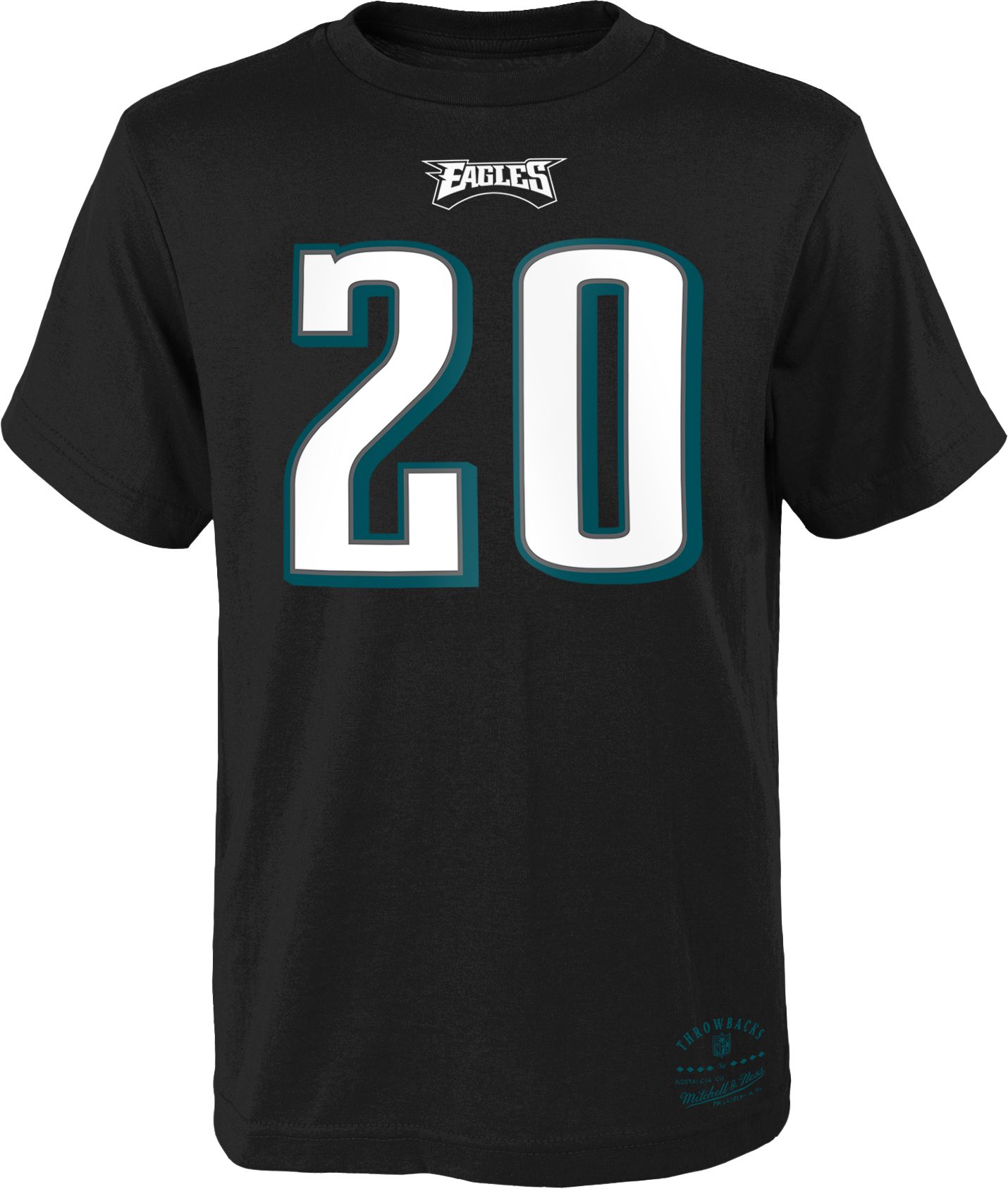 Mitchell & Ness Youth Philadelphia Eagles Brian Dawkins #20 Black T-Shirt product image