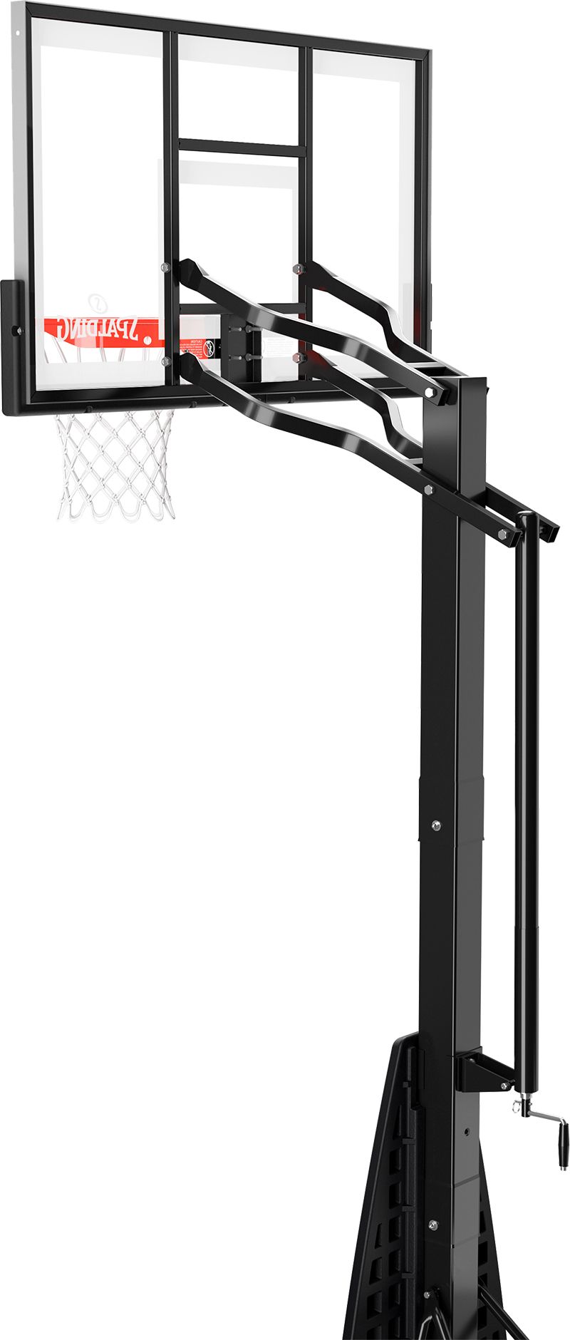 Spalding Ultimate Hybrid 54" Tempered Glass Portable Basketball Hoop product image