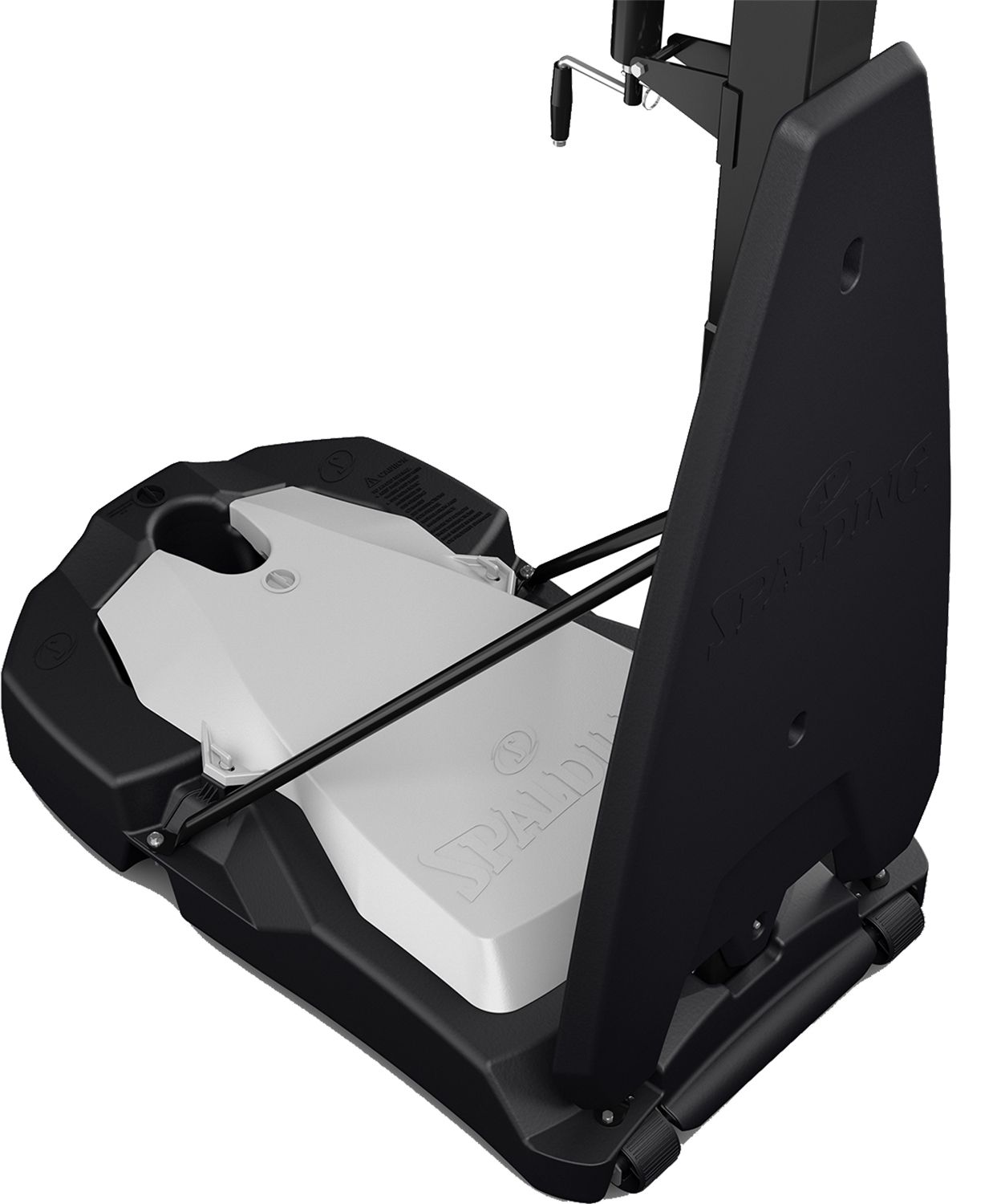 Spalding Ultimate Hybrid 54" Tempered Glass Portable Basketball Hoop product image