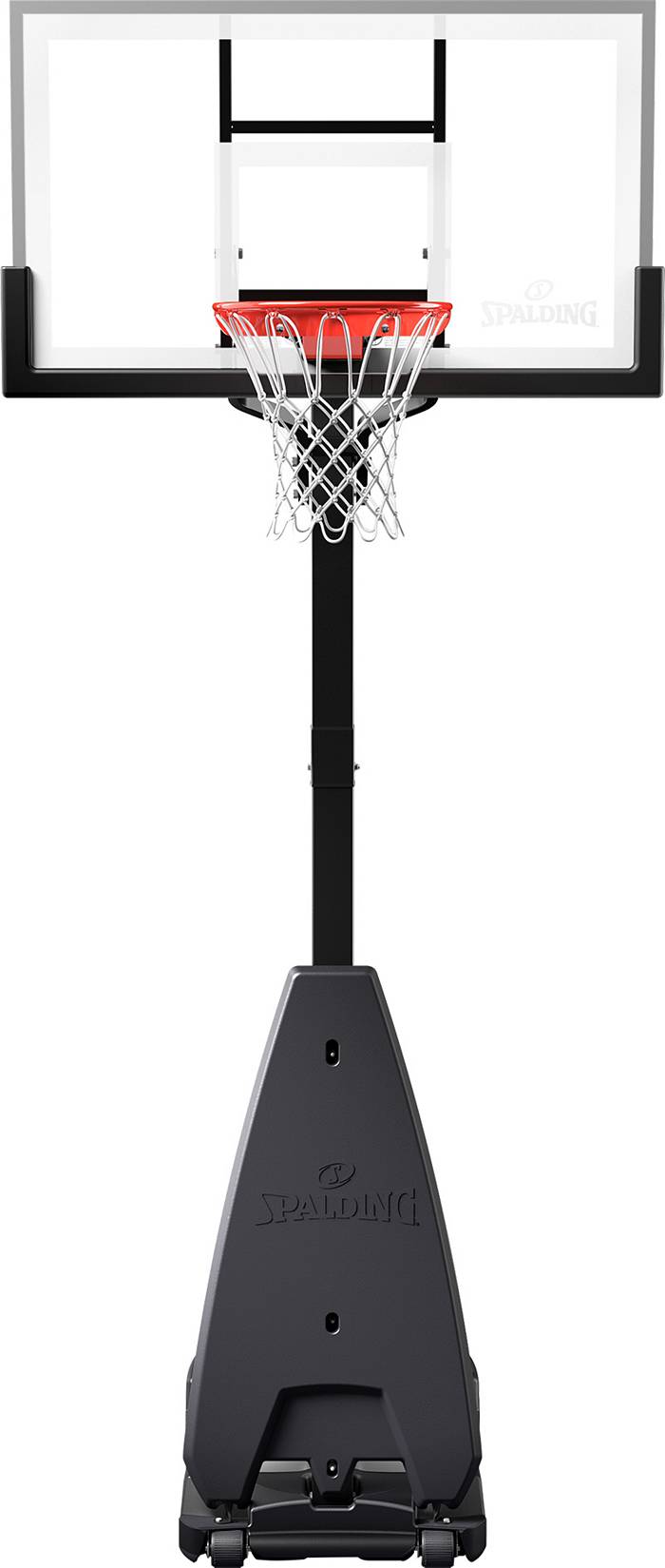 Spalding Ultimate Hybrid 54 Glass Portable Basketball Hoop