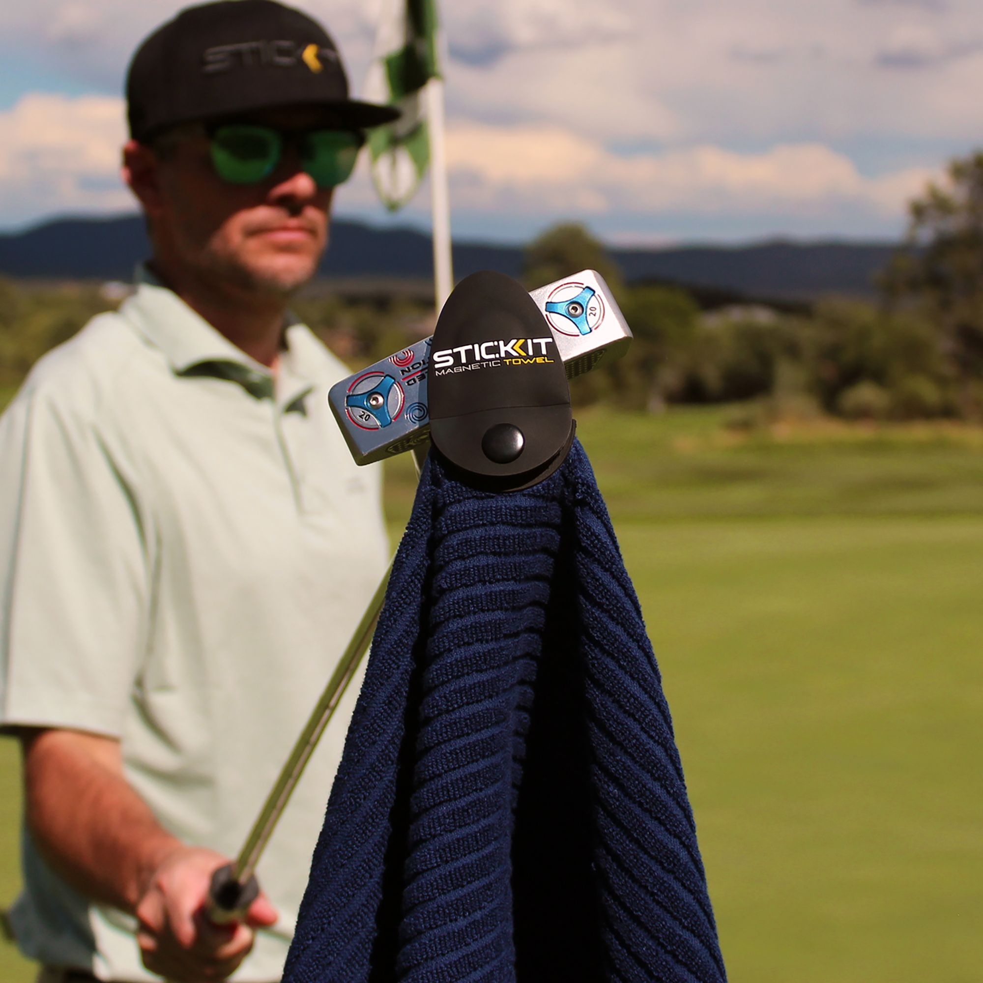 STICKIT Magnetic XL Golf Towel product image