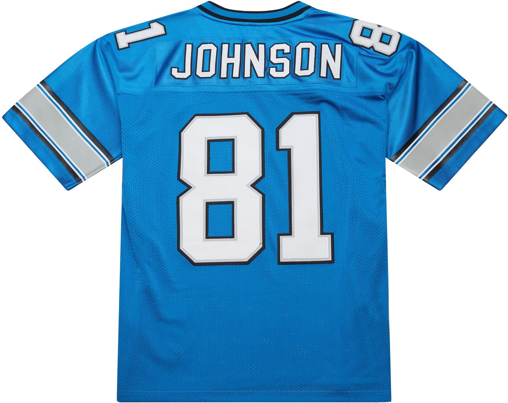 Mitchell & Ness Men's 2007 Detroit Lions Calvin Johnson #81 Blue Legacy Jersey product image