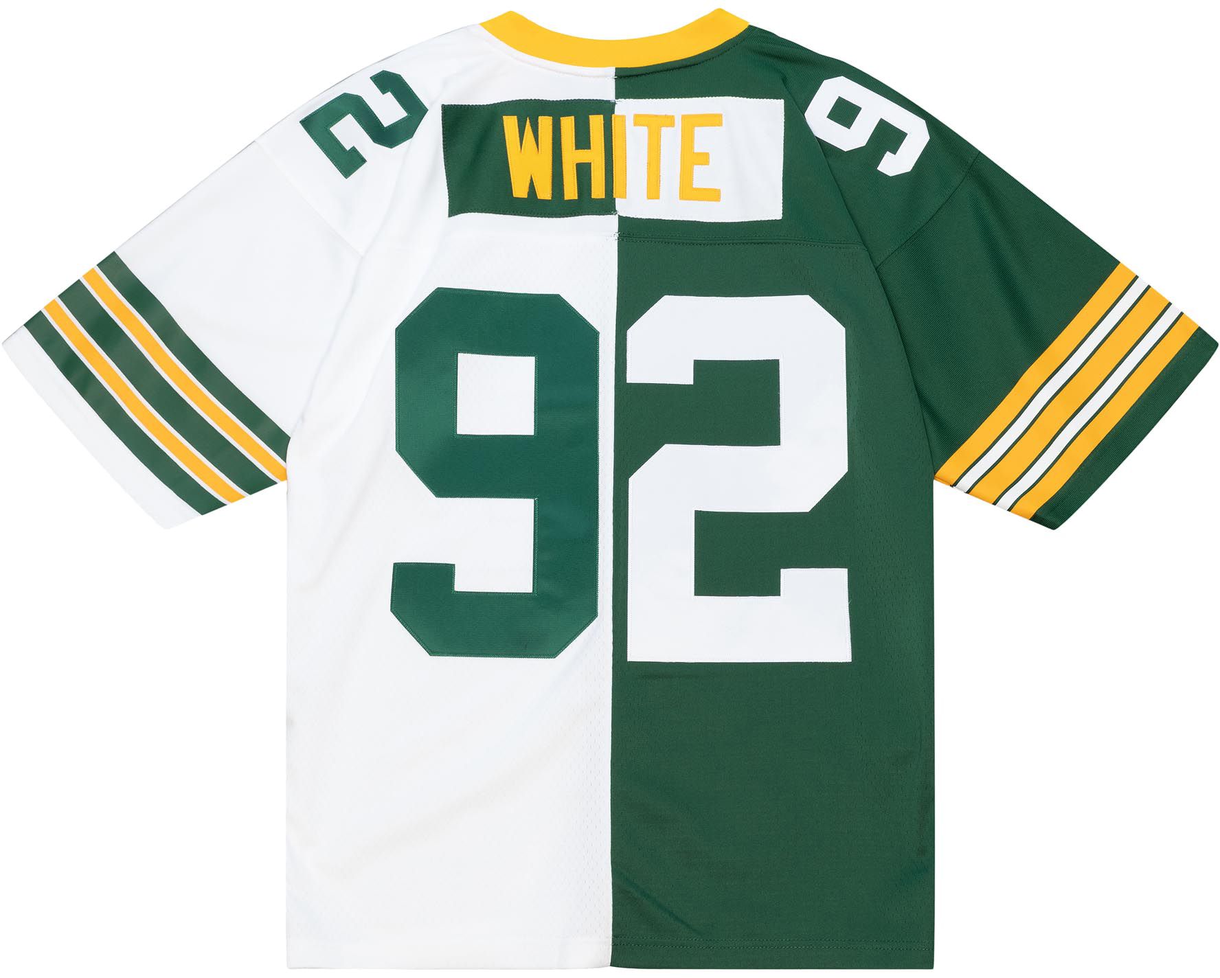 Mitchell & Ness Men's Green Bay Packers Reggie White #92 1996 Split Throwback Jersey product image
