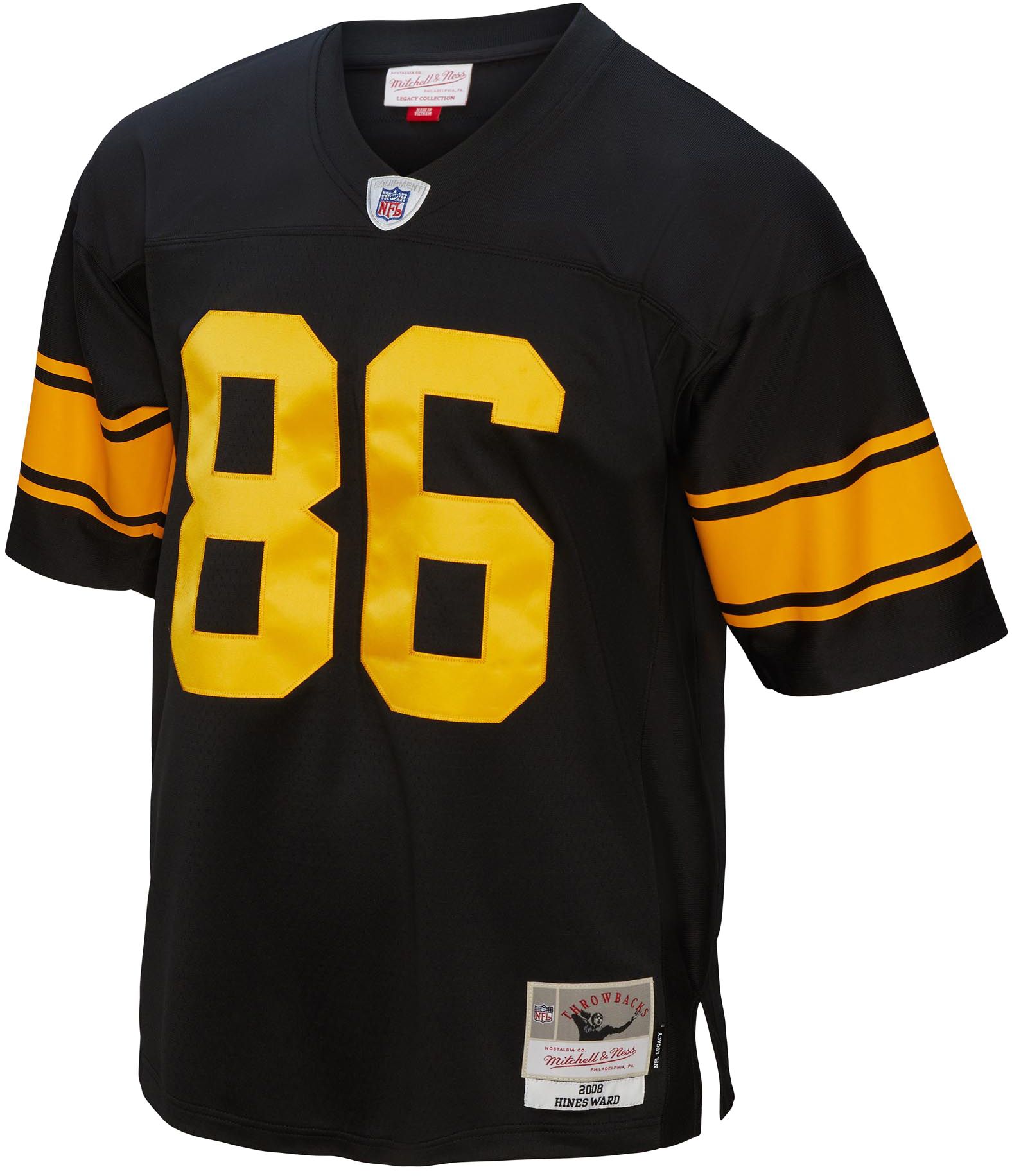 Nike Pittsburgh Steelers No86 Hines Ward Black Men's Stitched NFL Limited Rush Jersey