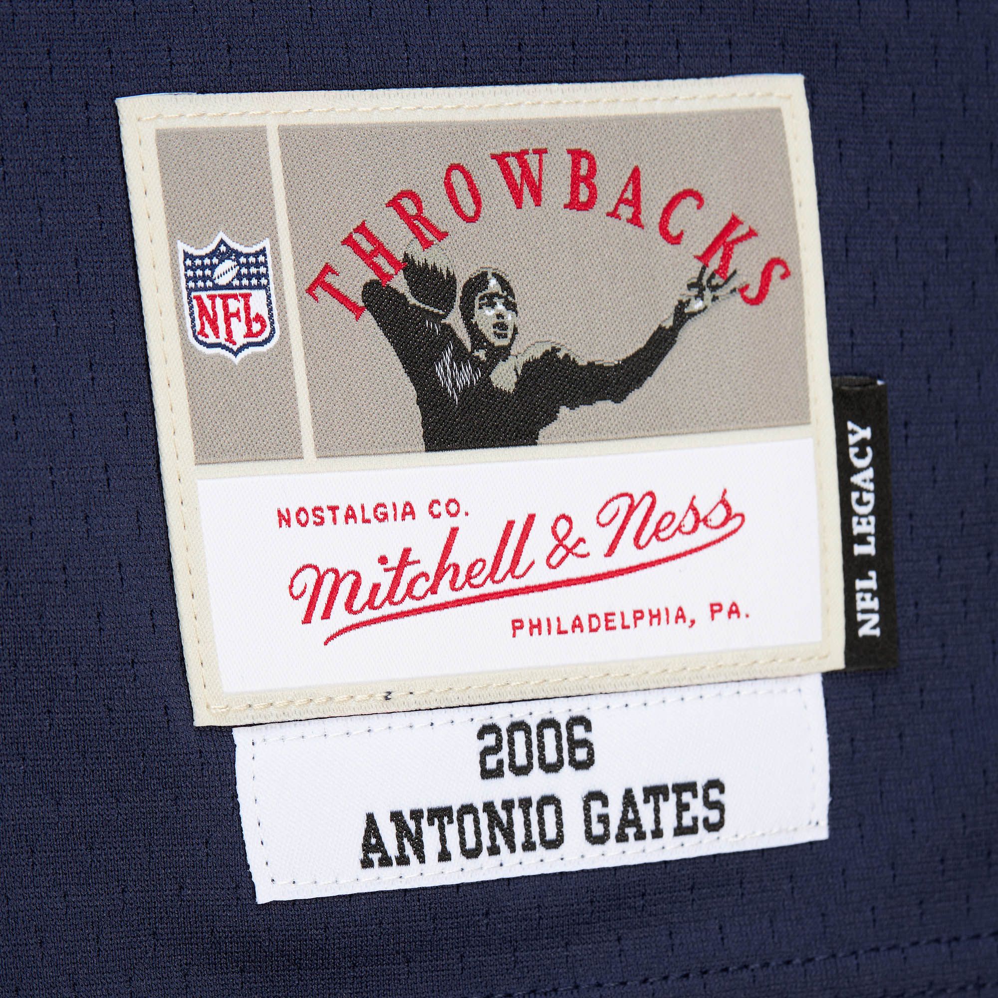 Mitchell & Ness Men's Los Angeles Chargers Antonio Gates #85 Navy 2006 Replica Football Jersey product image