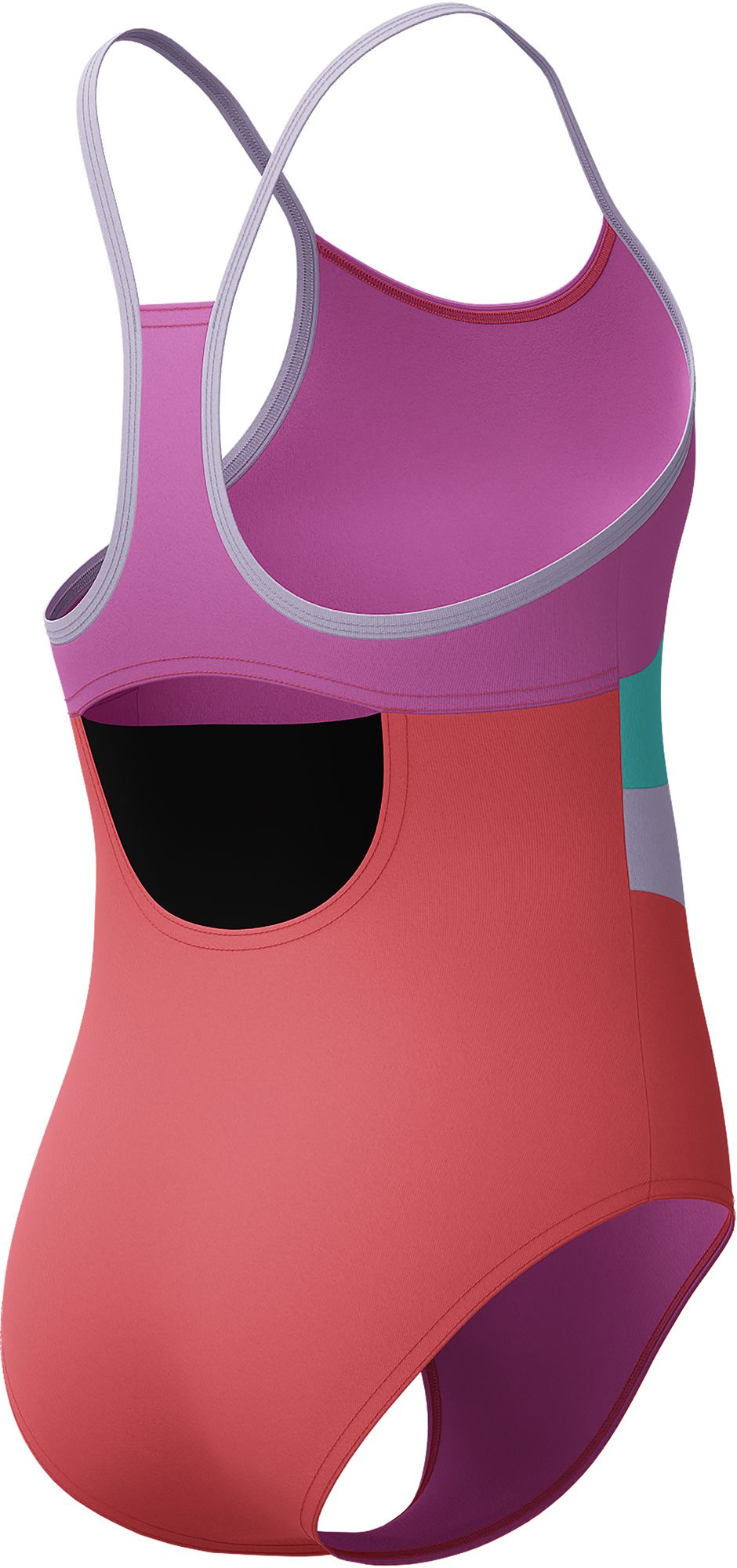 Speedo Girls' Radiating Splice One Piece Swimsuit product image