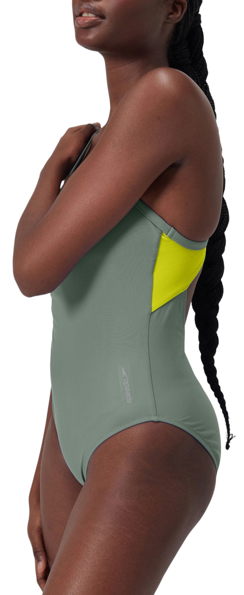 Speedo Women's Solid Racerback One Piece Swimsuit product image