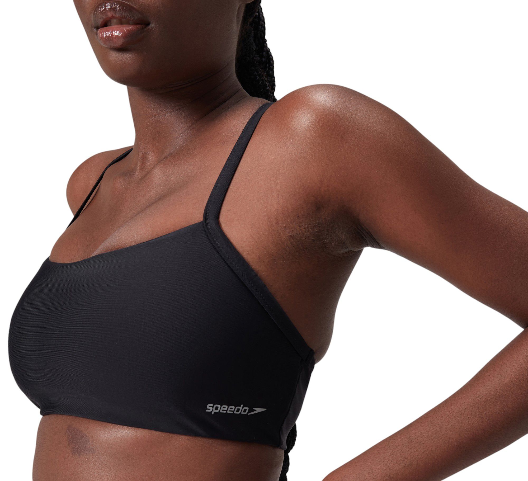 Speedo Women's Solid Racerback Bikini Swim Top product image