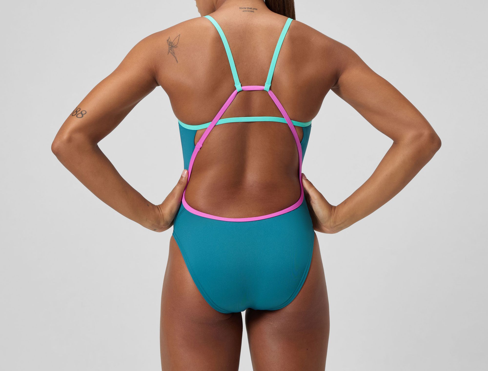 Speedo Women's Vibe Solid Tri Back Swimsuit product image
