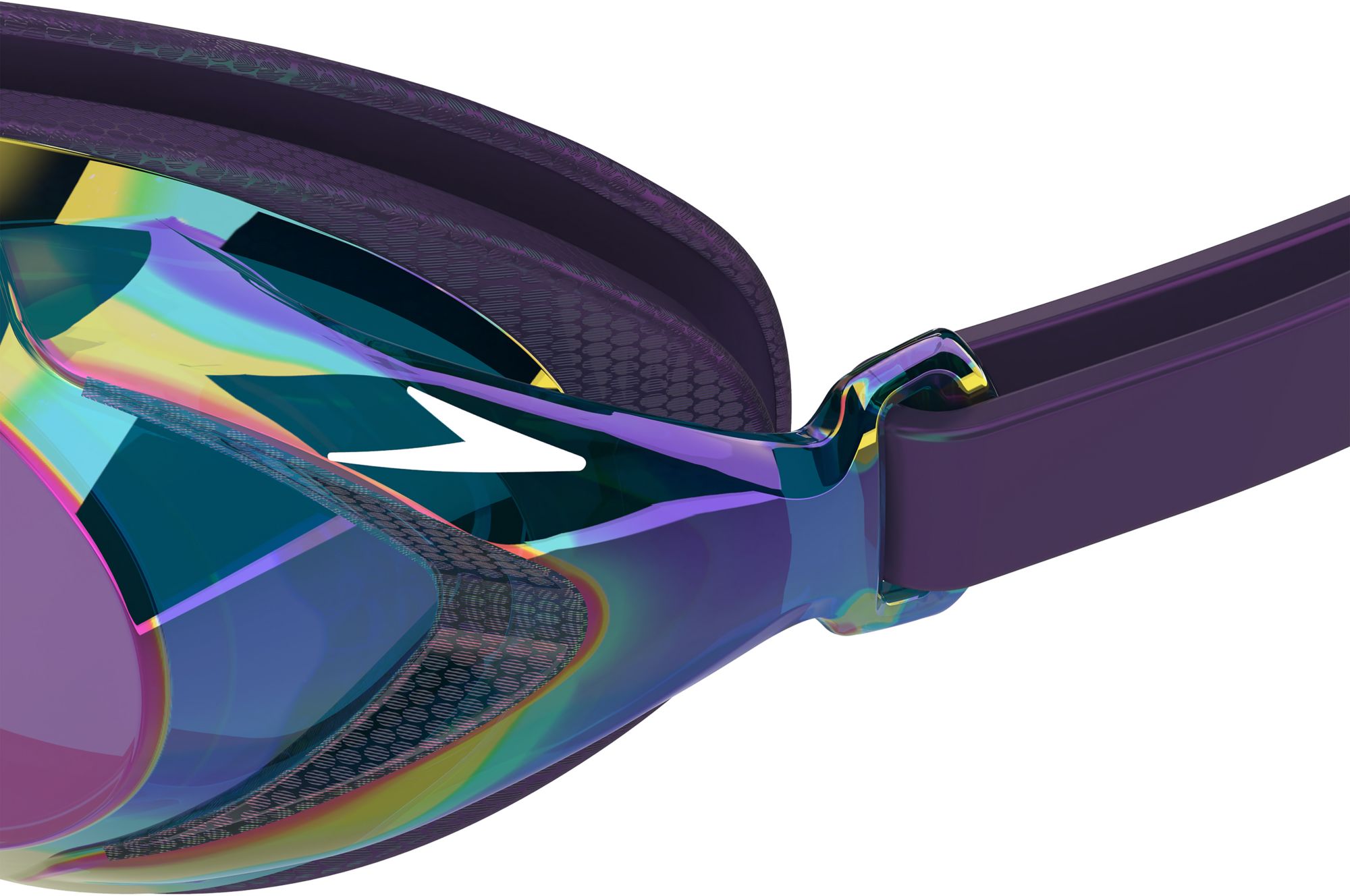 Speedo Junior Vanquisher 3.0 Mirrored Goggles Black and Purple product image