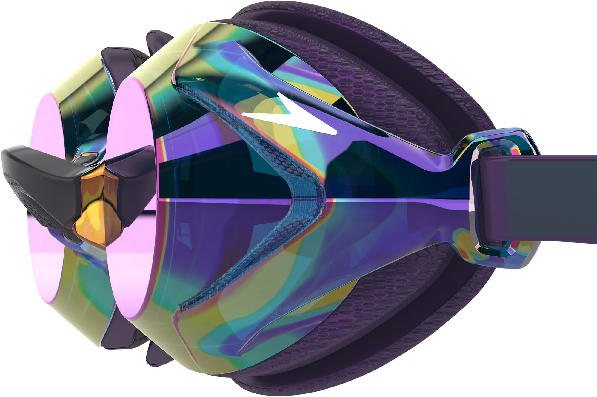 Speedo Junior Vanquisher 3.0 Mirrored Goggles Black and Purple product image