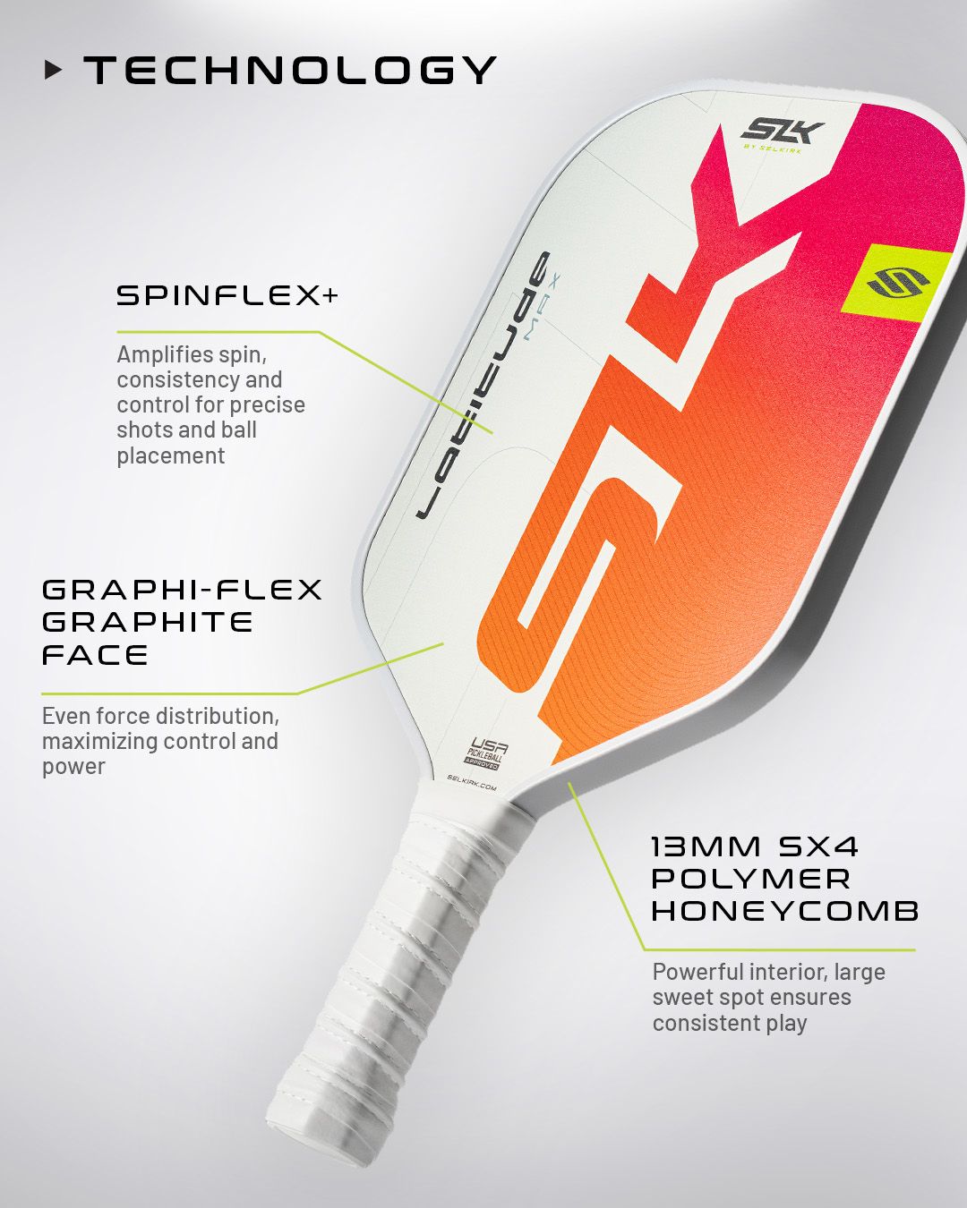 Selkirk SLK LATITUDE Max Pickleball Paddle product image