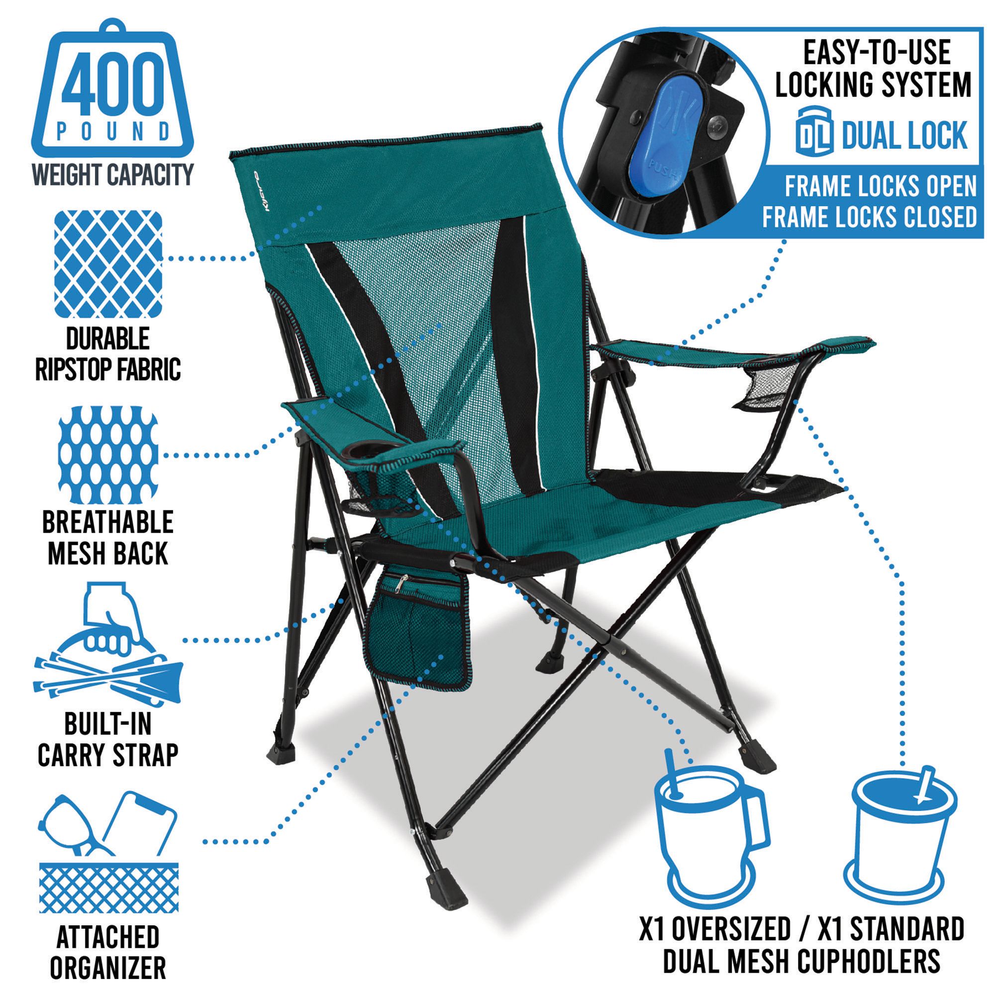 Kijaro XXL Dual Lock Oversized Chair product image