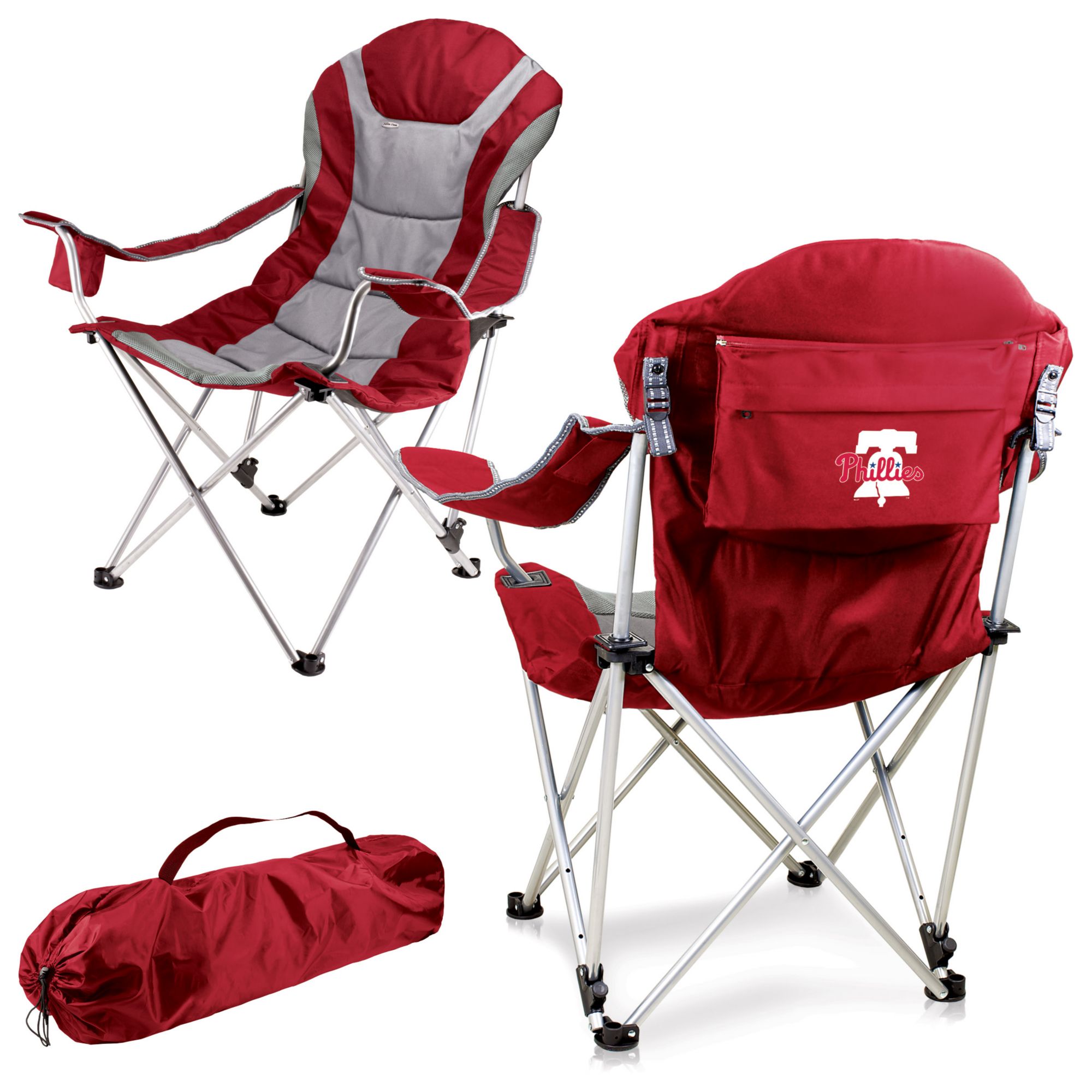 Picnic Time Philadelphia Phillies Reclining Camp Chair product image