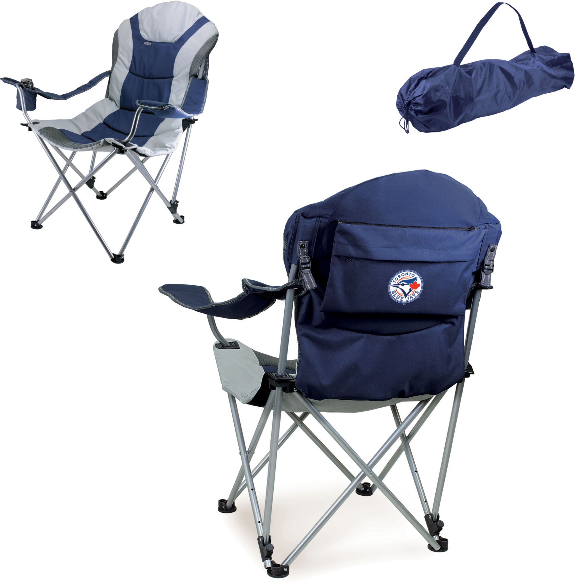 Picnic Time Toronto Blue Jays Reclining Camp Chair product image