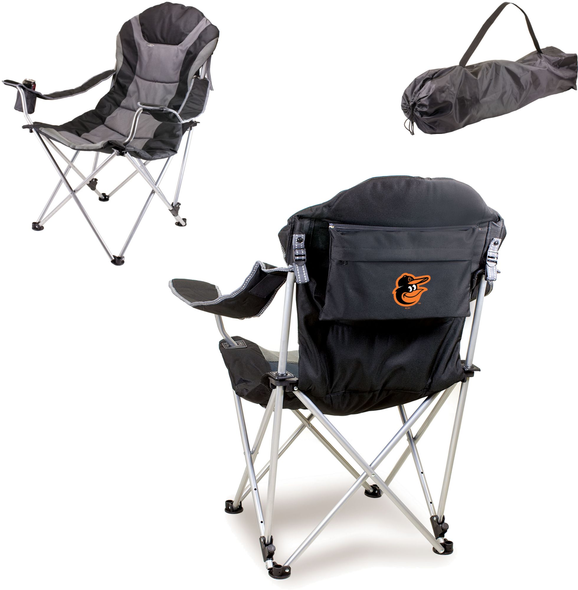Picnic Time Baltimore Orioles Reclining Camp Chair product image