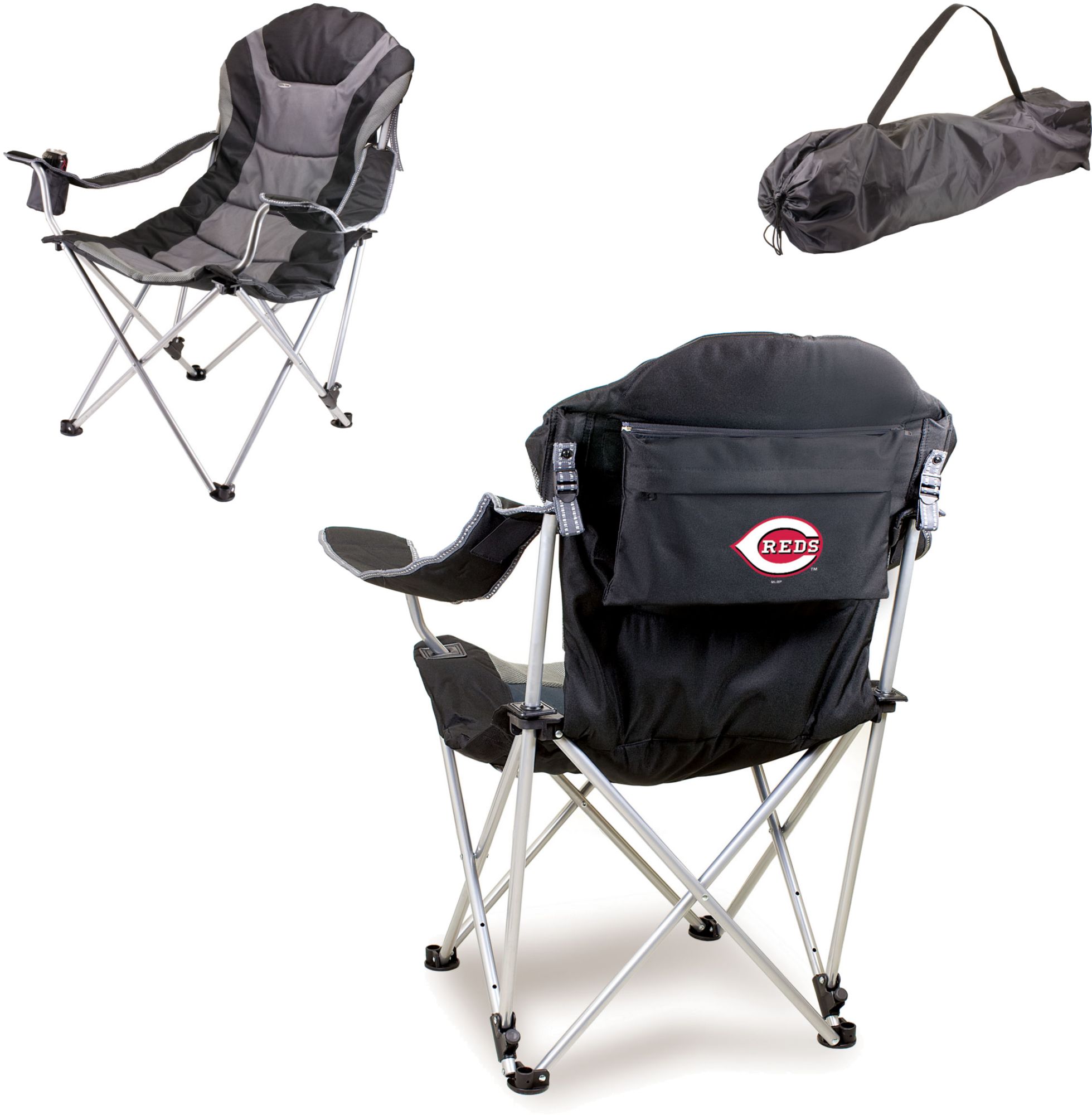 Picnic Time Cincinnati Reds Reclining Camp Chair product image