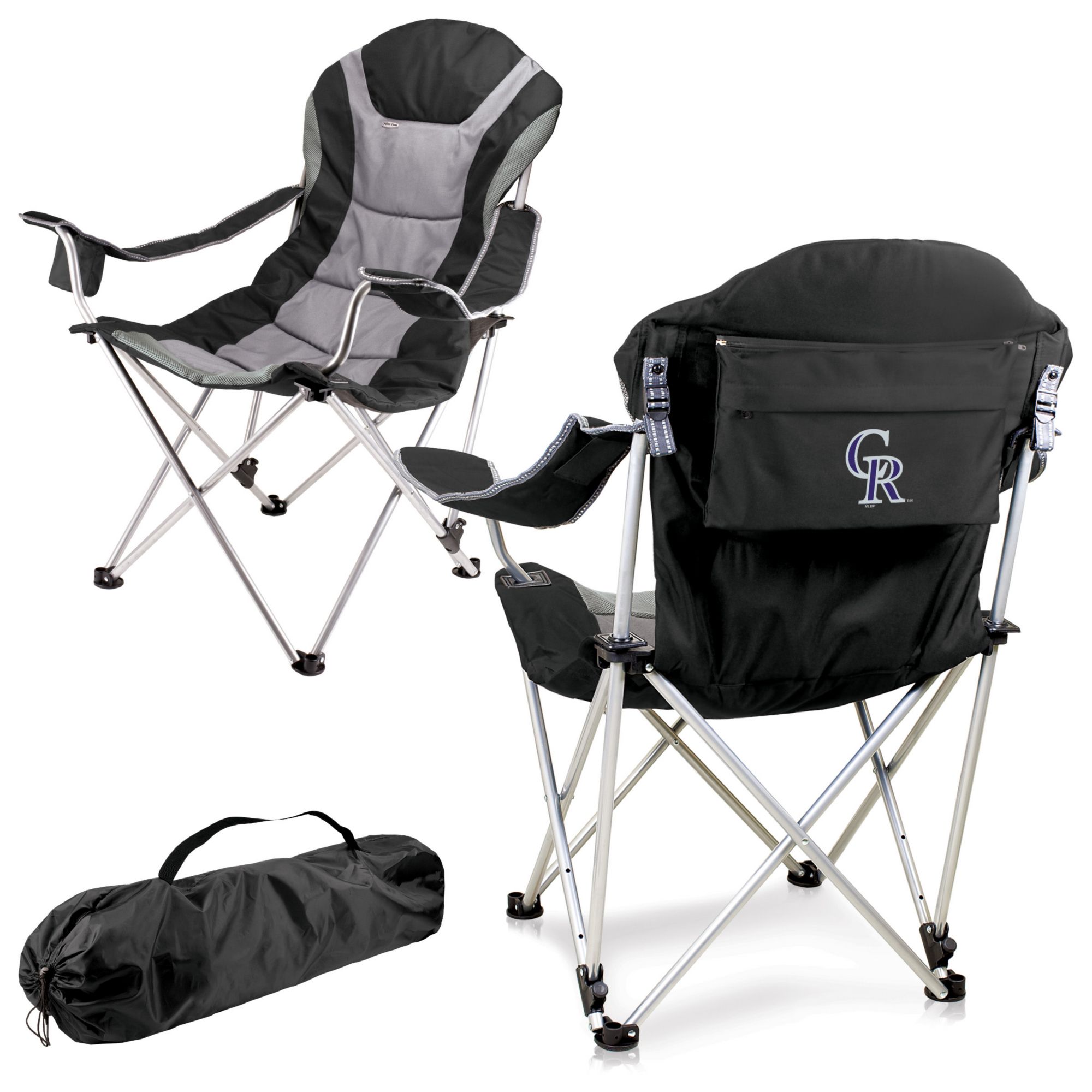 Picnic Time Colorado Rockies Reclining Camp Chair product image