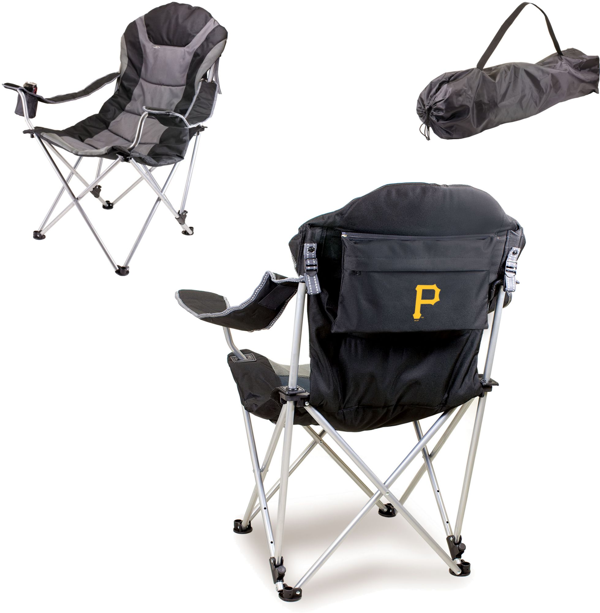 Picnic Time Pittsburgh Pirates Reclining Camp Chair product image