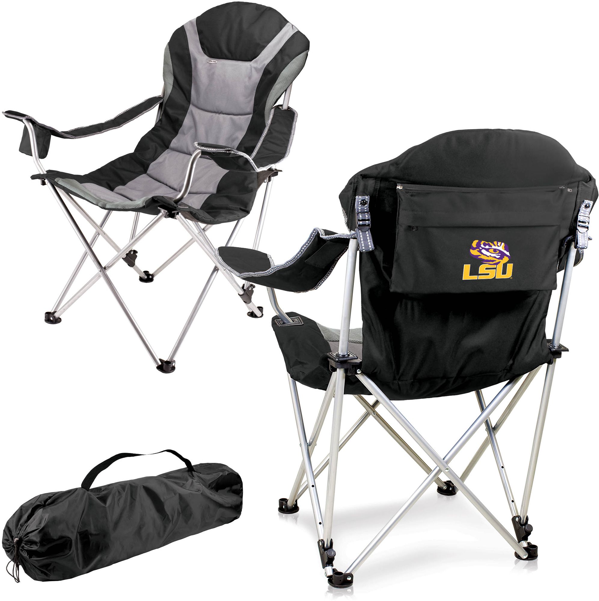 Picnic Time LSU Tigers Reclining Camp Chair