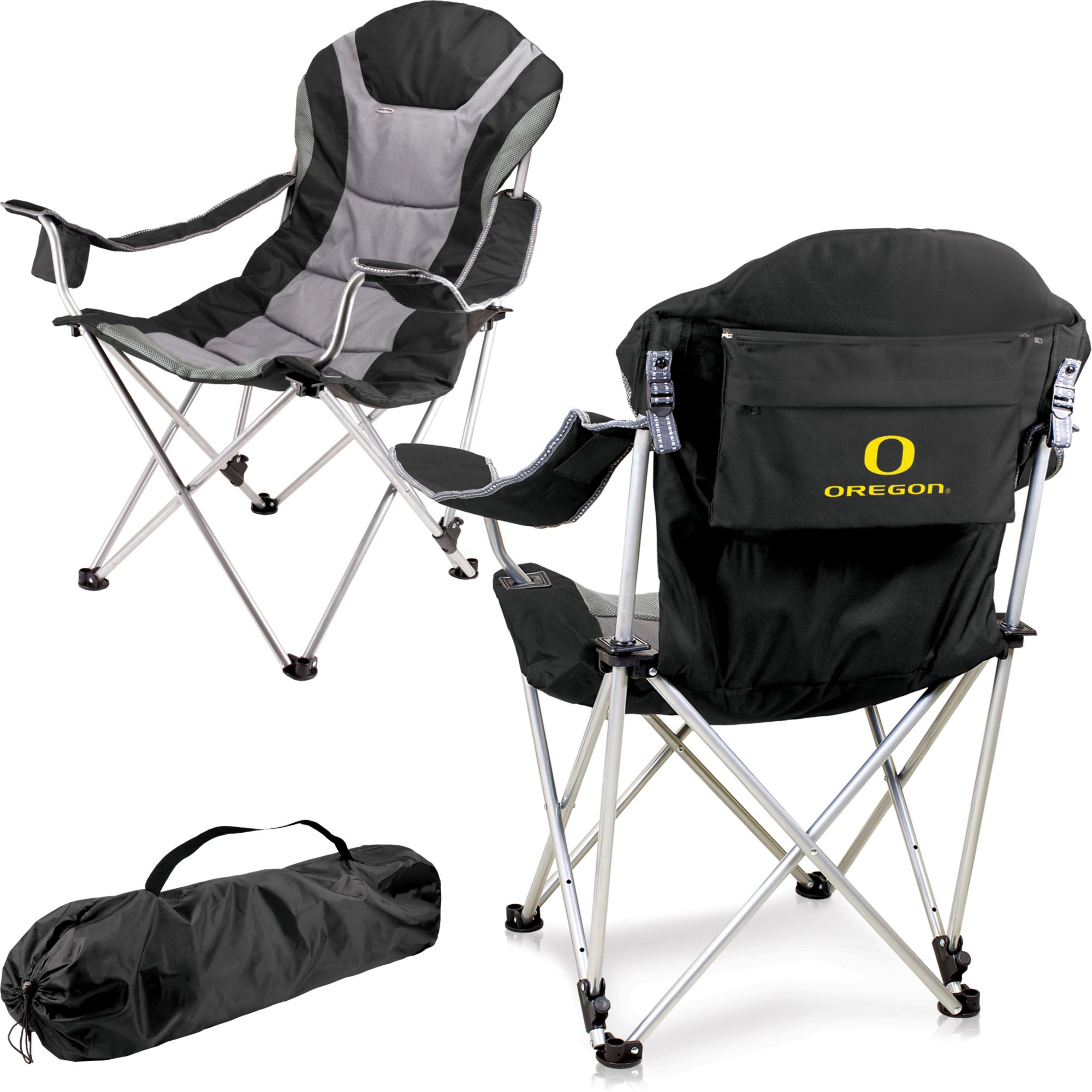 Picnic Time Oregon Ducks Reclining Camp Chair product image