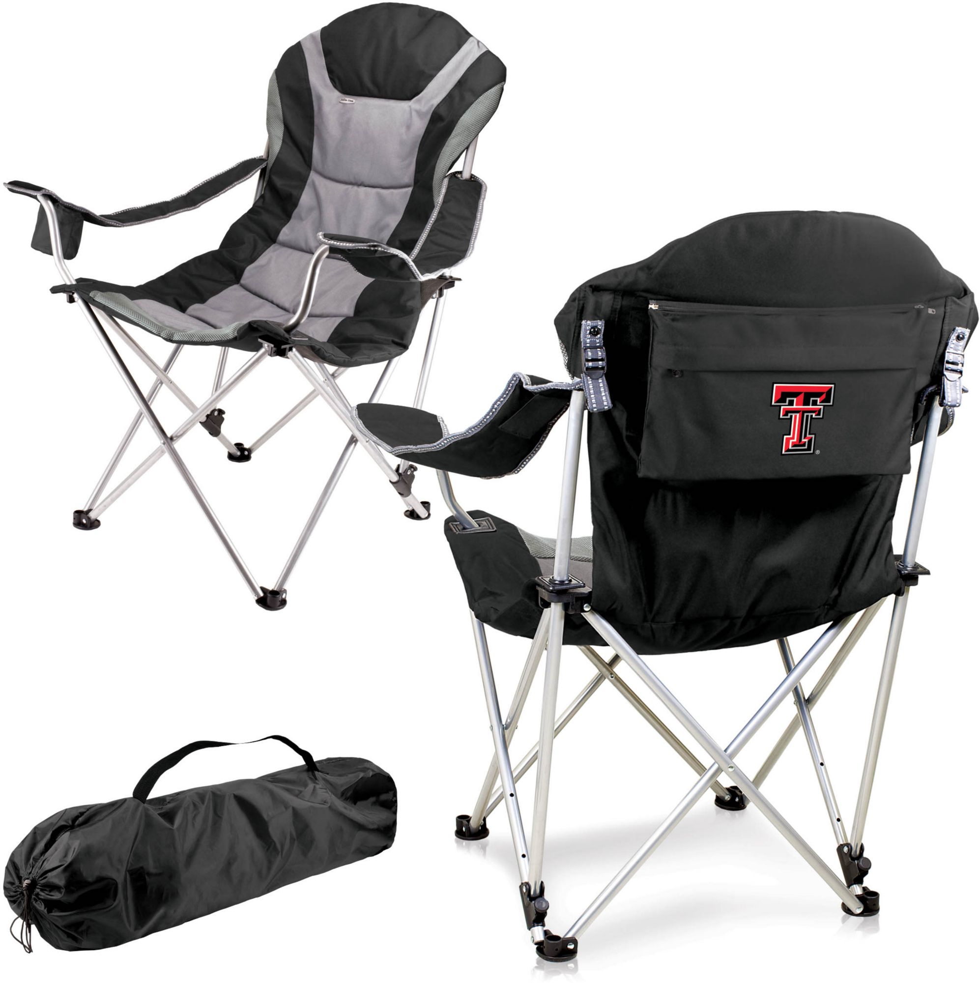 Picnic Time Texas Tech Red Raiders Reclining Camp Chair product image