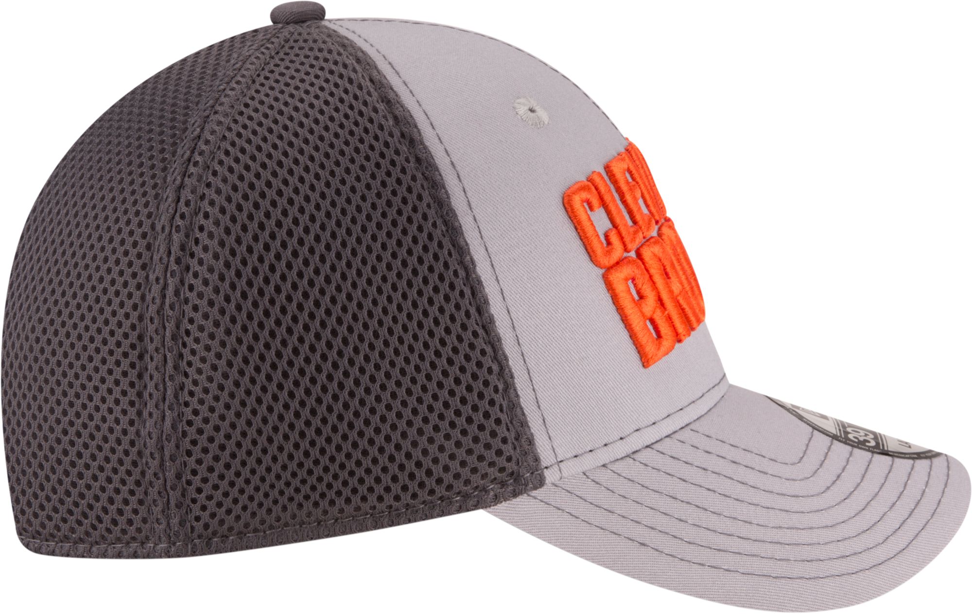 New Era Men's Cleveland Browns Grayed Out Neo 39Thirty Stretch Fit Hat product image