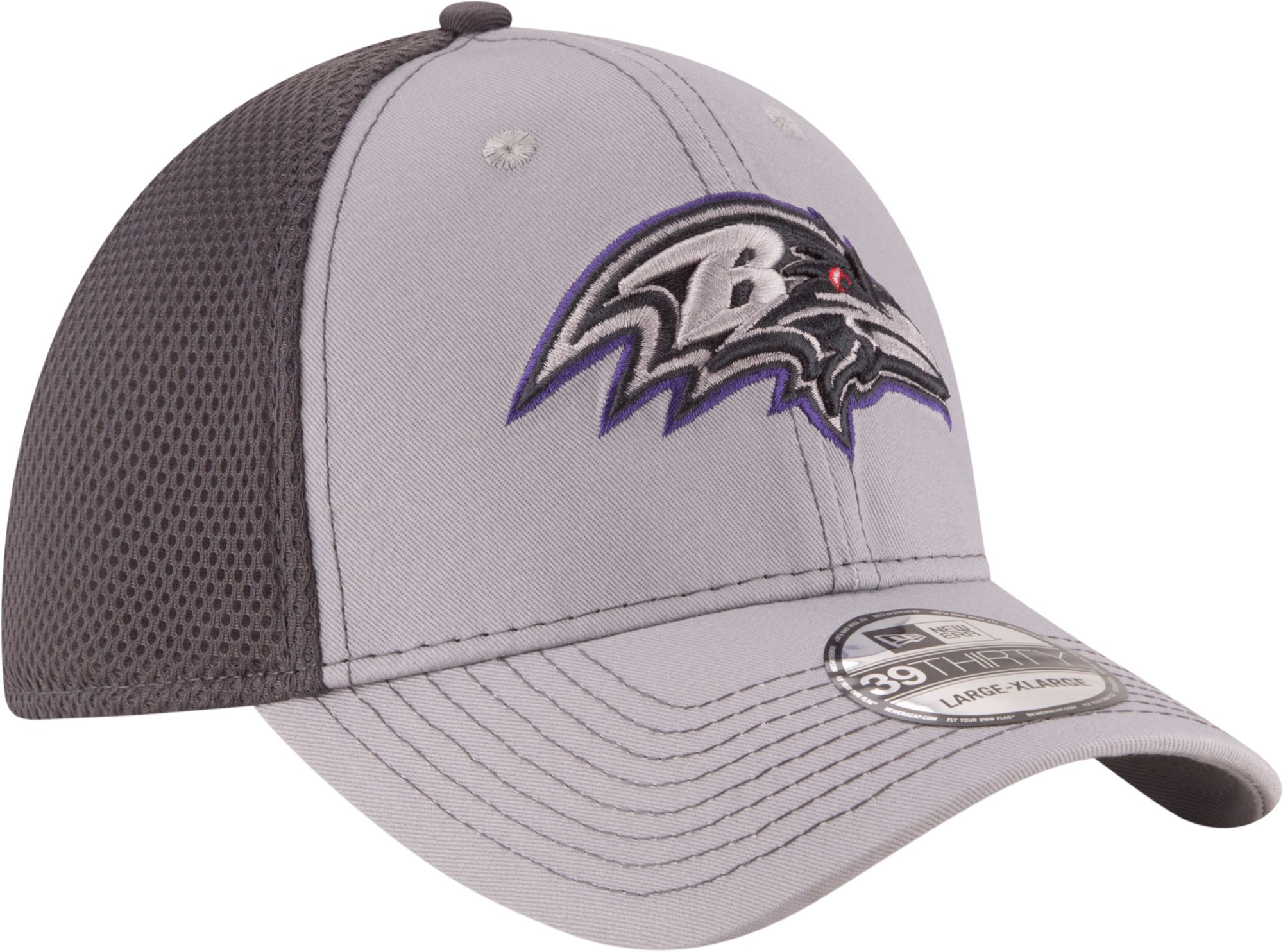 New Era Men's Baltimore Ravens Grayed Out Neo 39Thirty Stretch Fit Hat product image