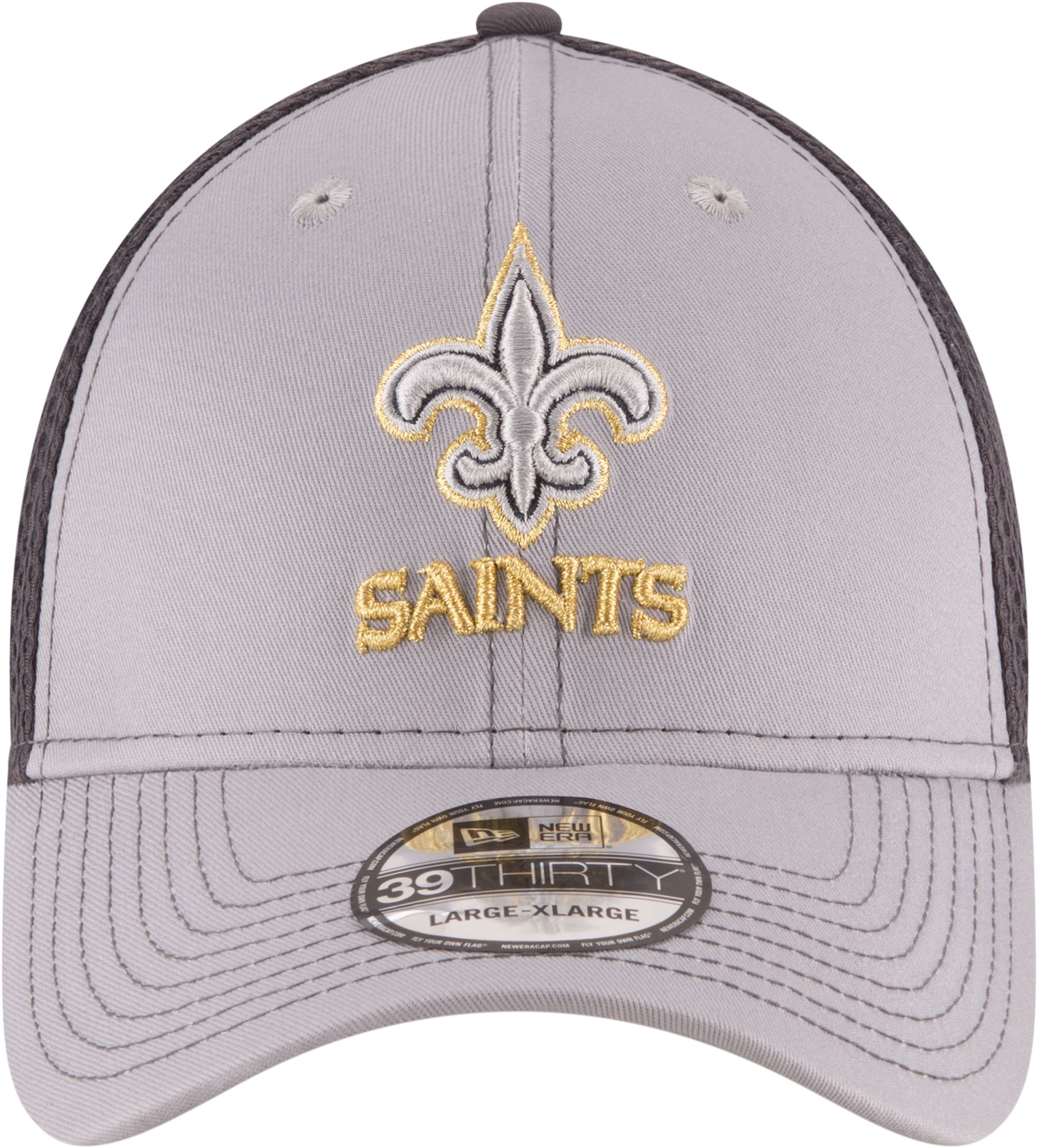 New Era Men's New Orleans Saints Greyed Out Neo 39Thirty Stretch Fit Hat product image