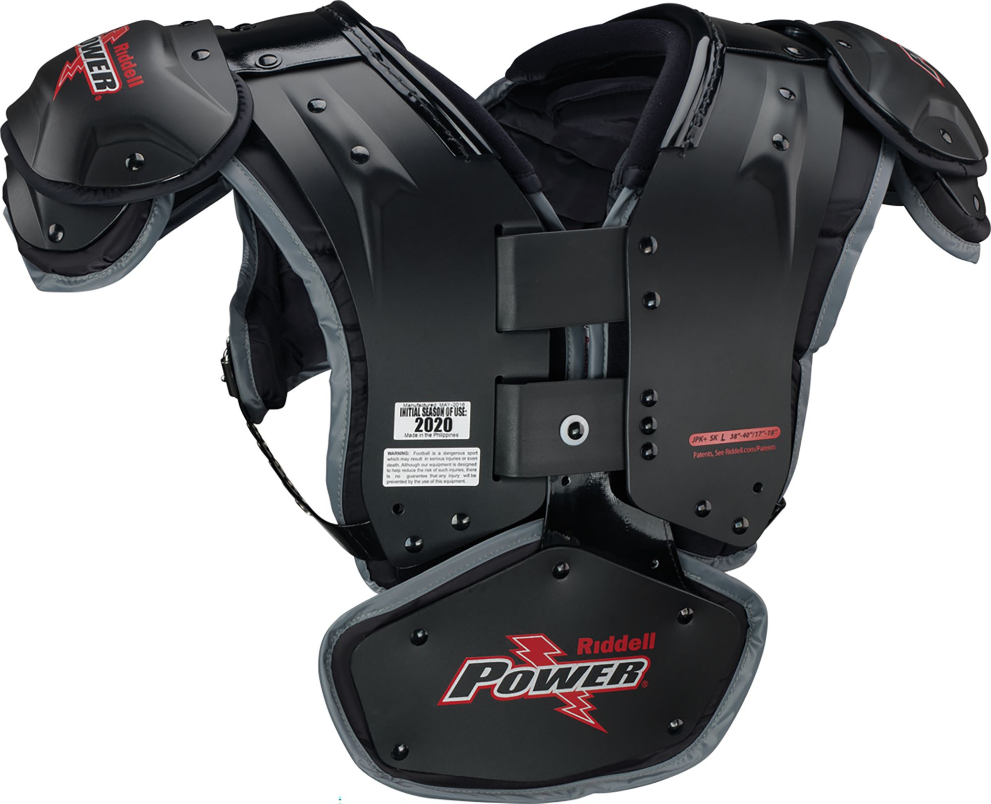 Riddell Youth JPK Football Shoulder Pads with Backplate product image