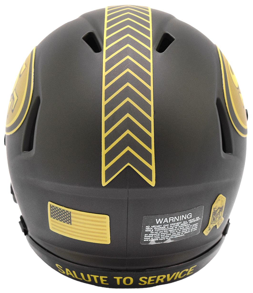 Riddell San Francisco 49ers 2025 Salute to Service Mini Helmet product image