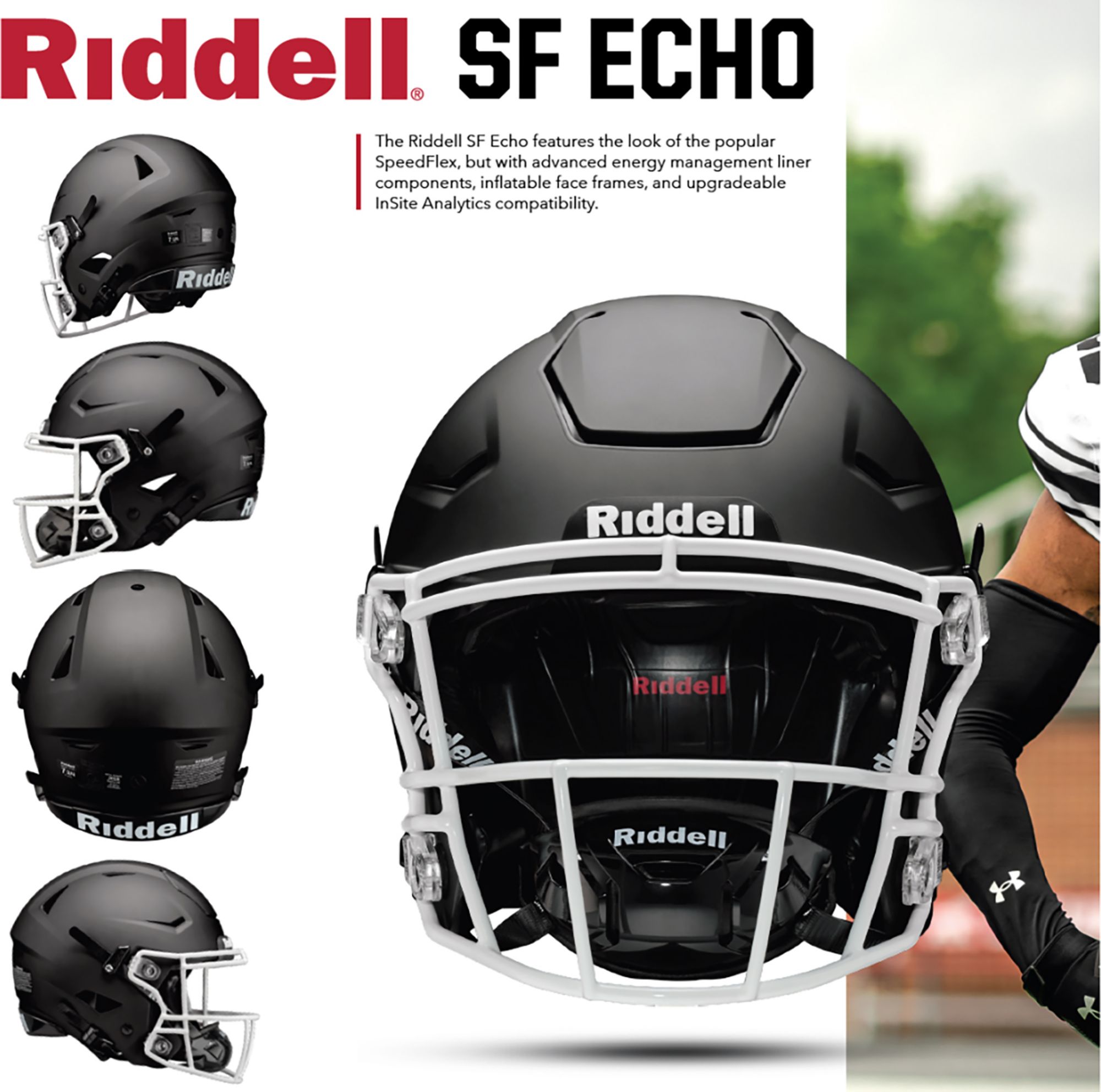 Riddell SF Echo Varsity Football Helmet product image