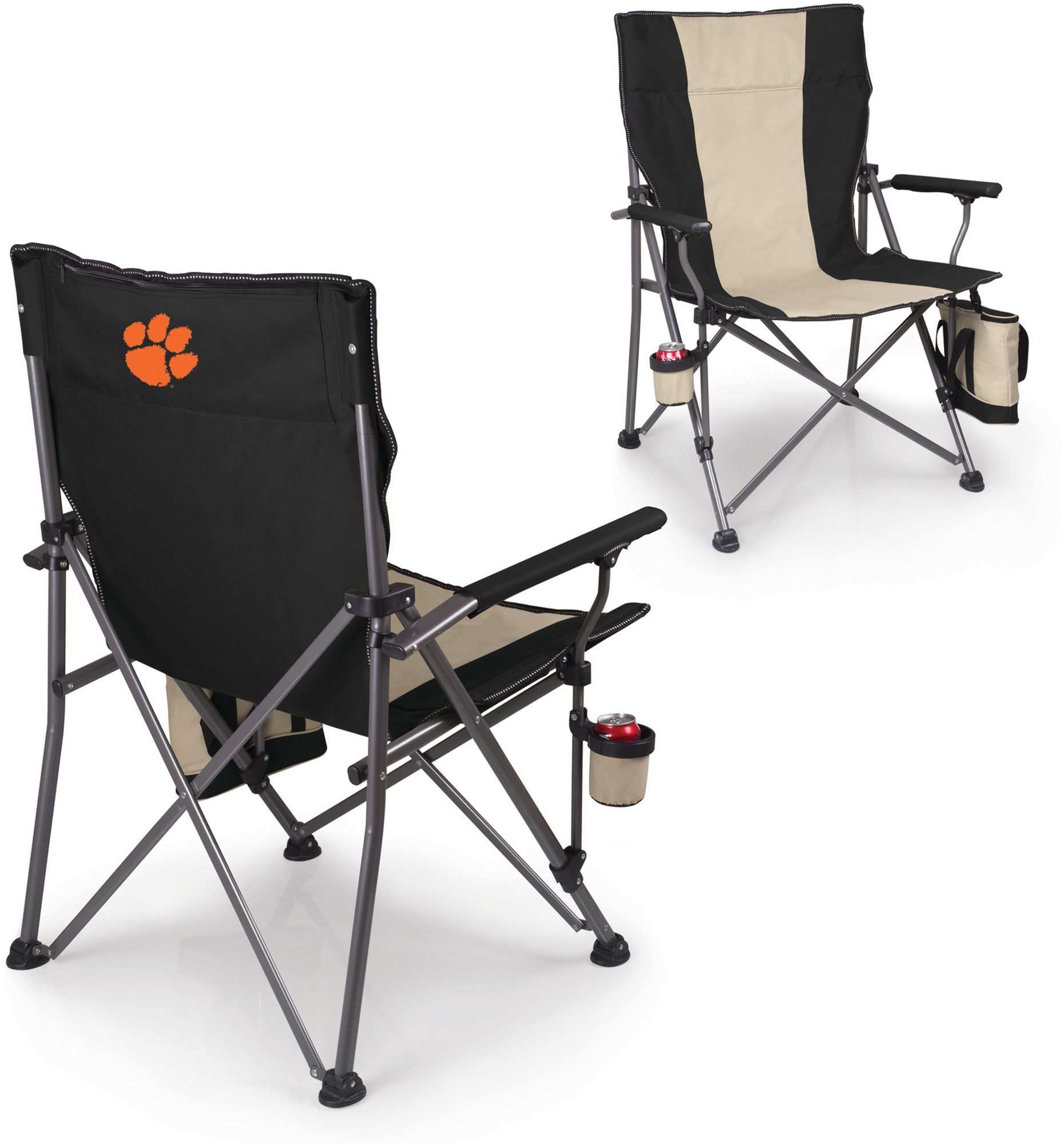 Picnic Time Clemson Tigers XL Camp Chair with Cooler product image