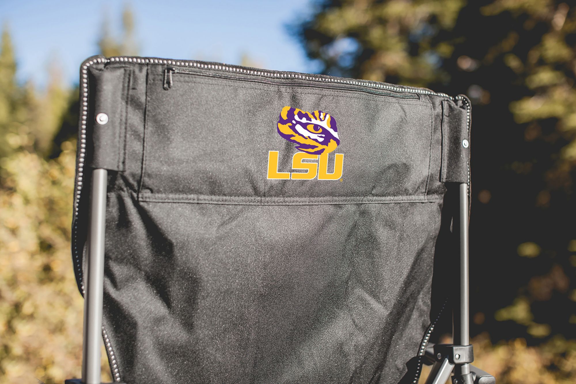 Picnic Time LSU Tigers XL Camp Chair with Cooler product image