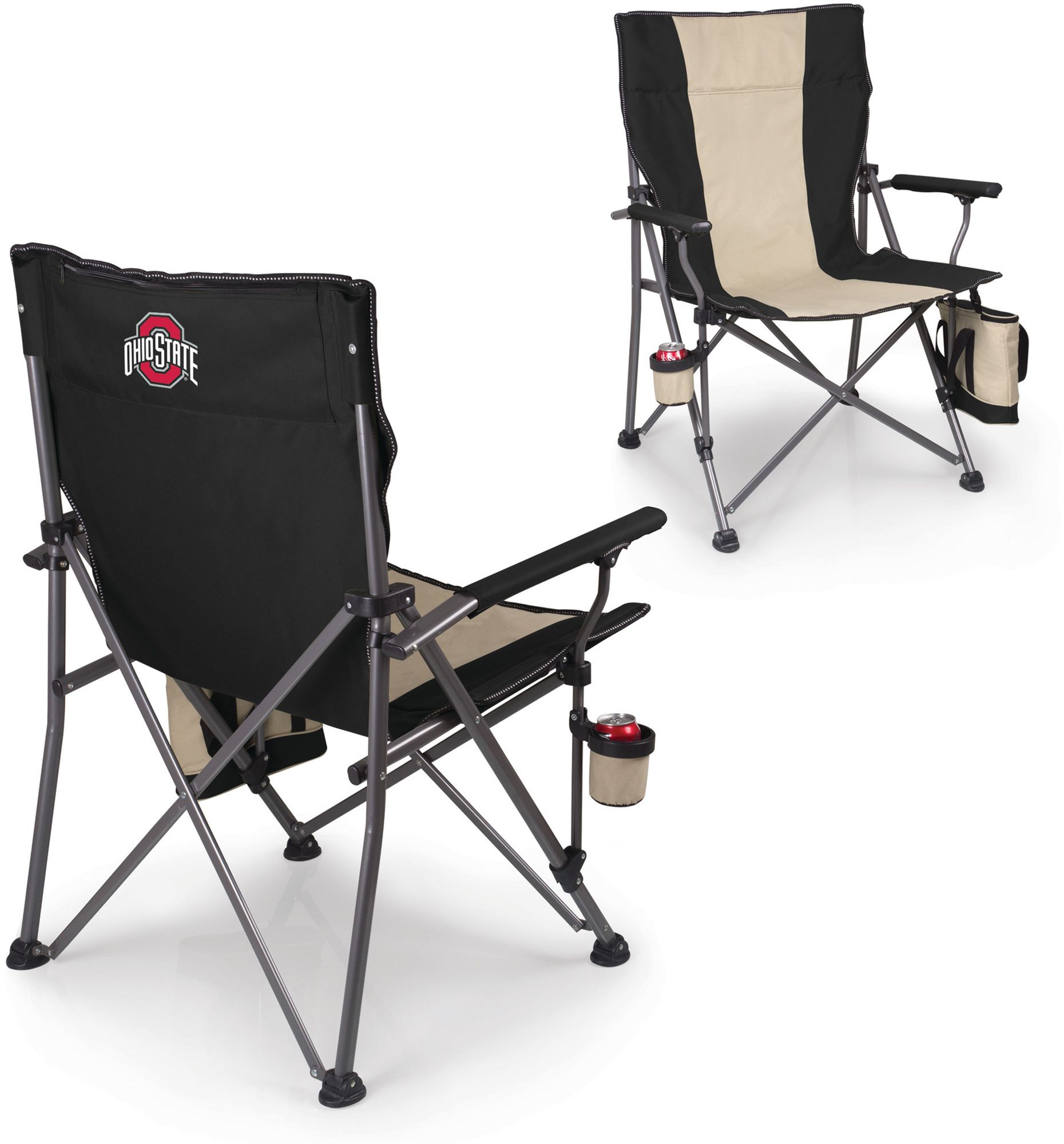 Picnic Time Ohio State Buckeyes XL Camp Chair with Cooler product image
