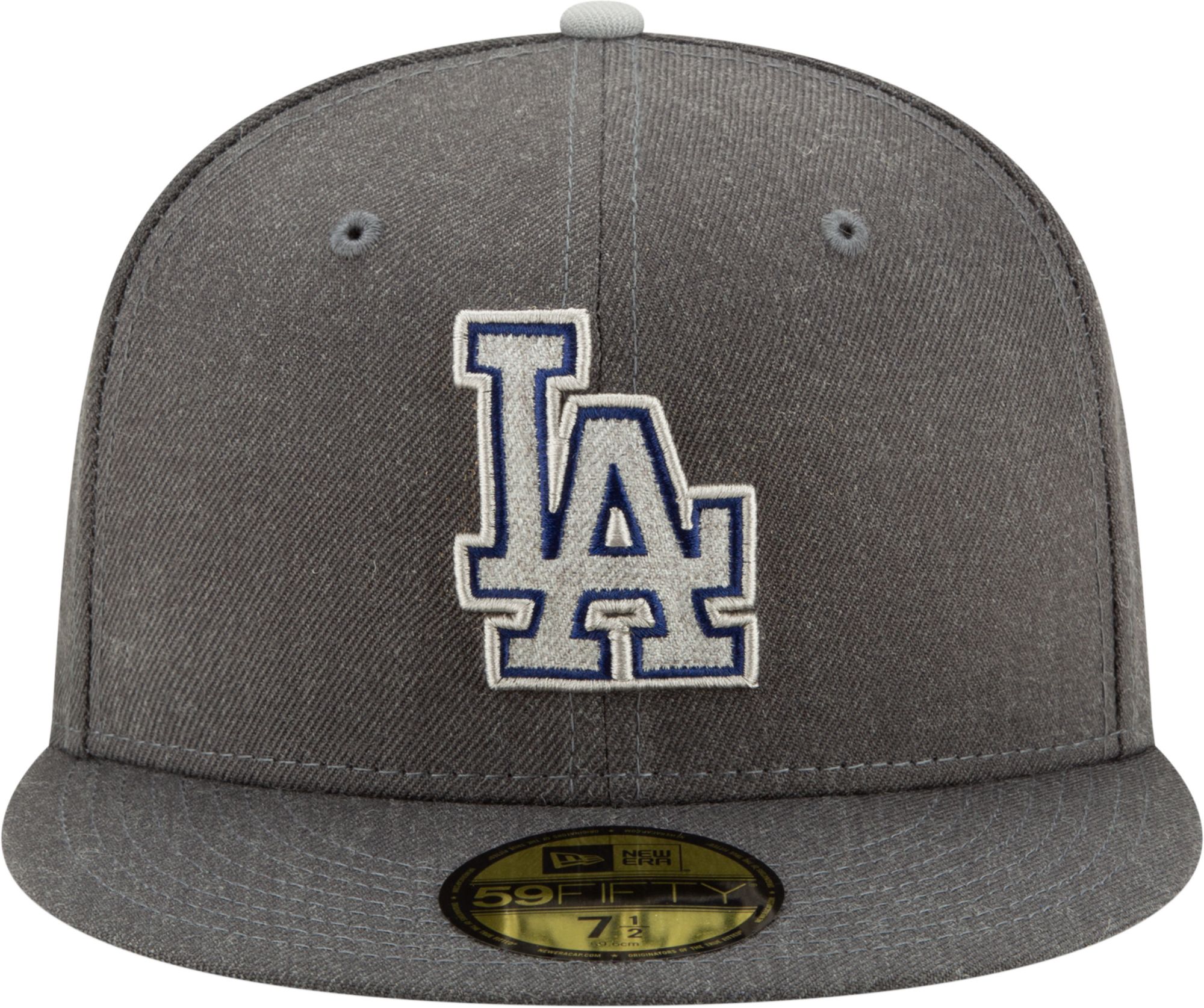 New Era Men's Los Angeles Dodgers Gray 59fifty Clubhouse Fitted Hat ...