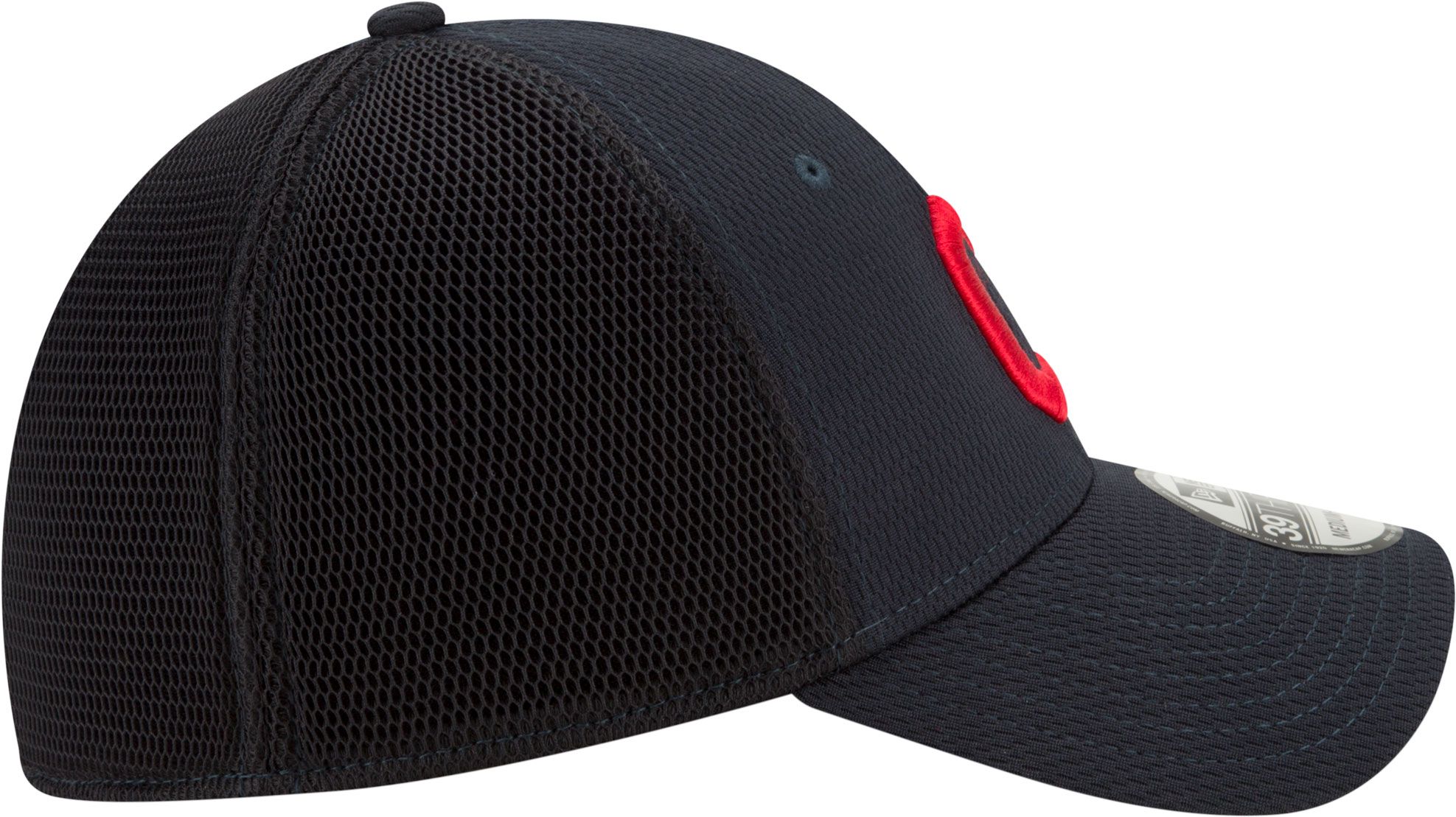 New Era Adult Cleveland Indians Navy 39Thirty Tonel Neo Stretch Fit Hat product image